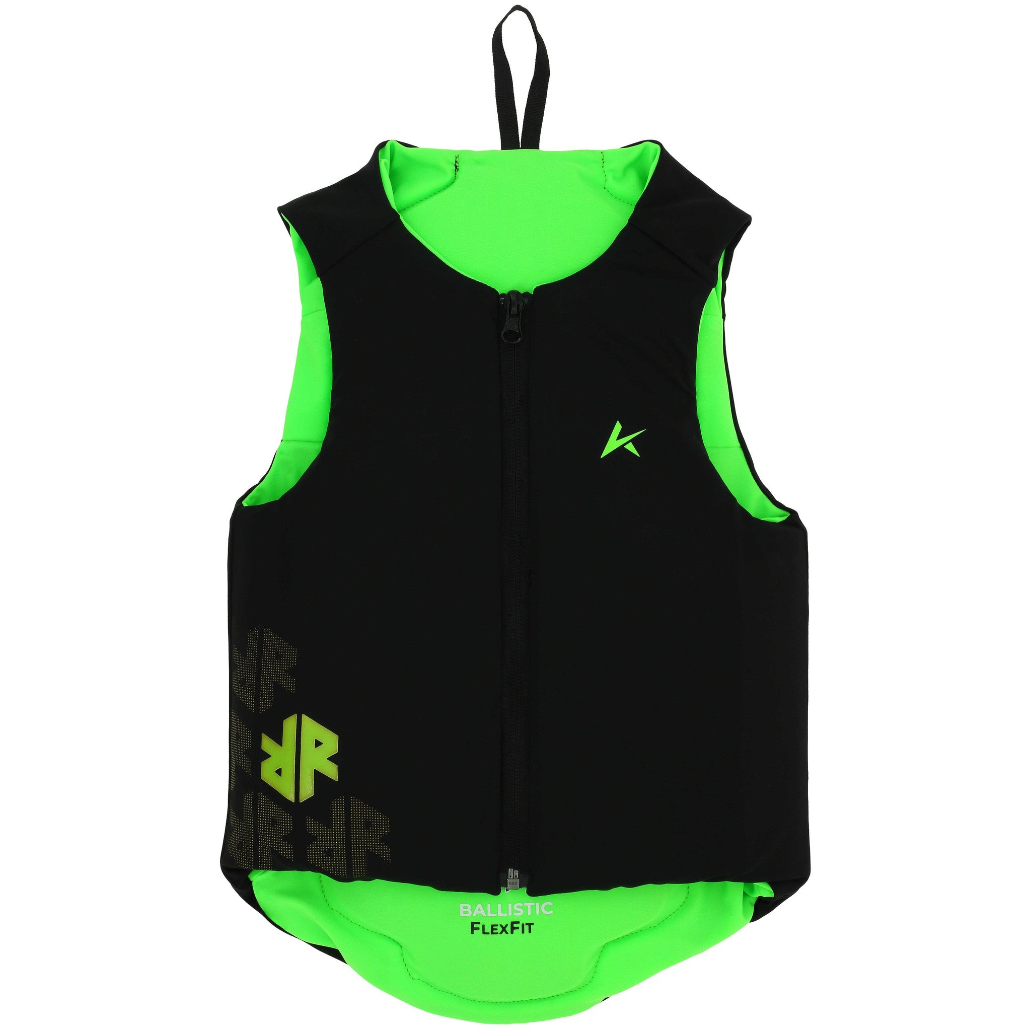 KOMPERDELL Junior Black/Green Back Protector Neon green - 991028006_packshot_1