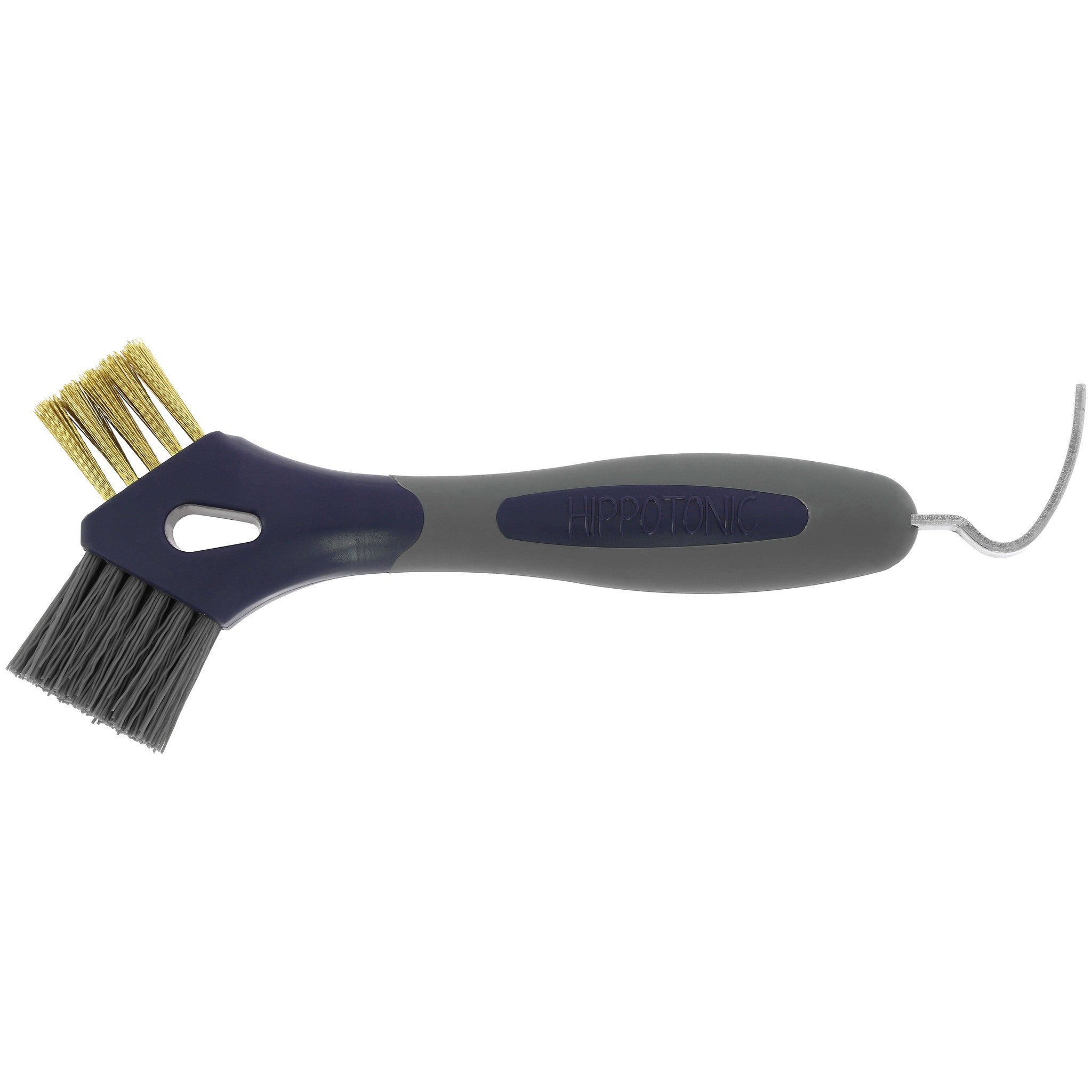 Hippo-Tonic 3-in-1 Metal Brush Hoof Pick Navy blue 700143007