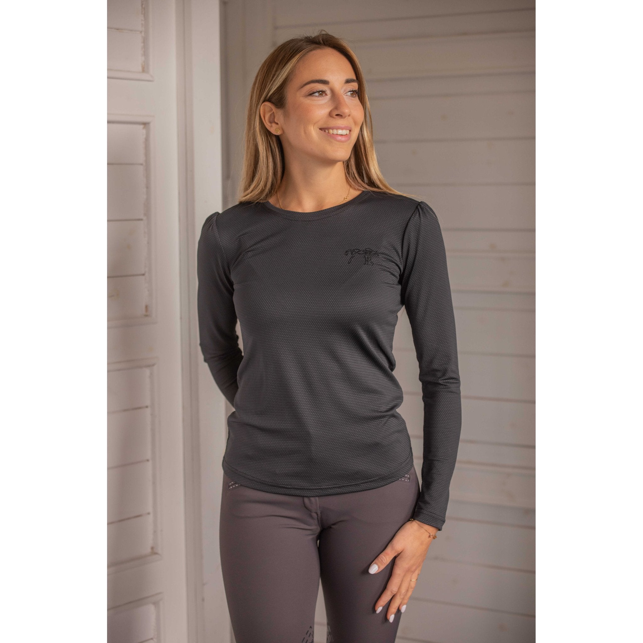 Penelope Tech Honey T-Shirt - Women's Dark grey - 963429311_ambi_1
