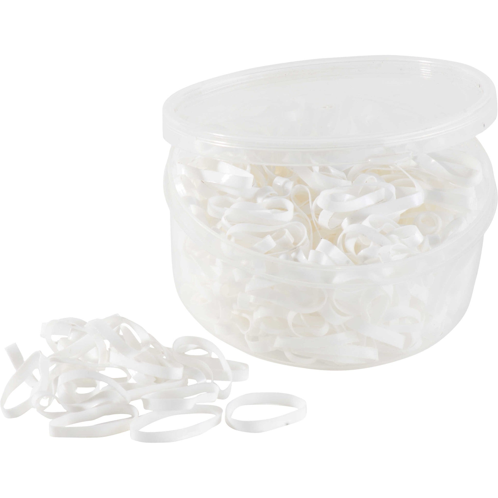 Hippo-Tonic silicone rubber bands White 306777001