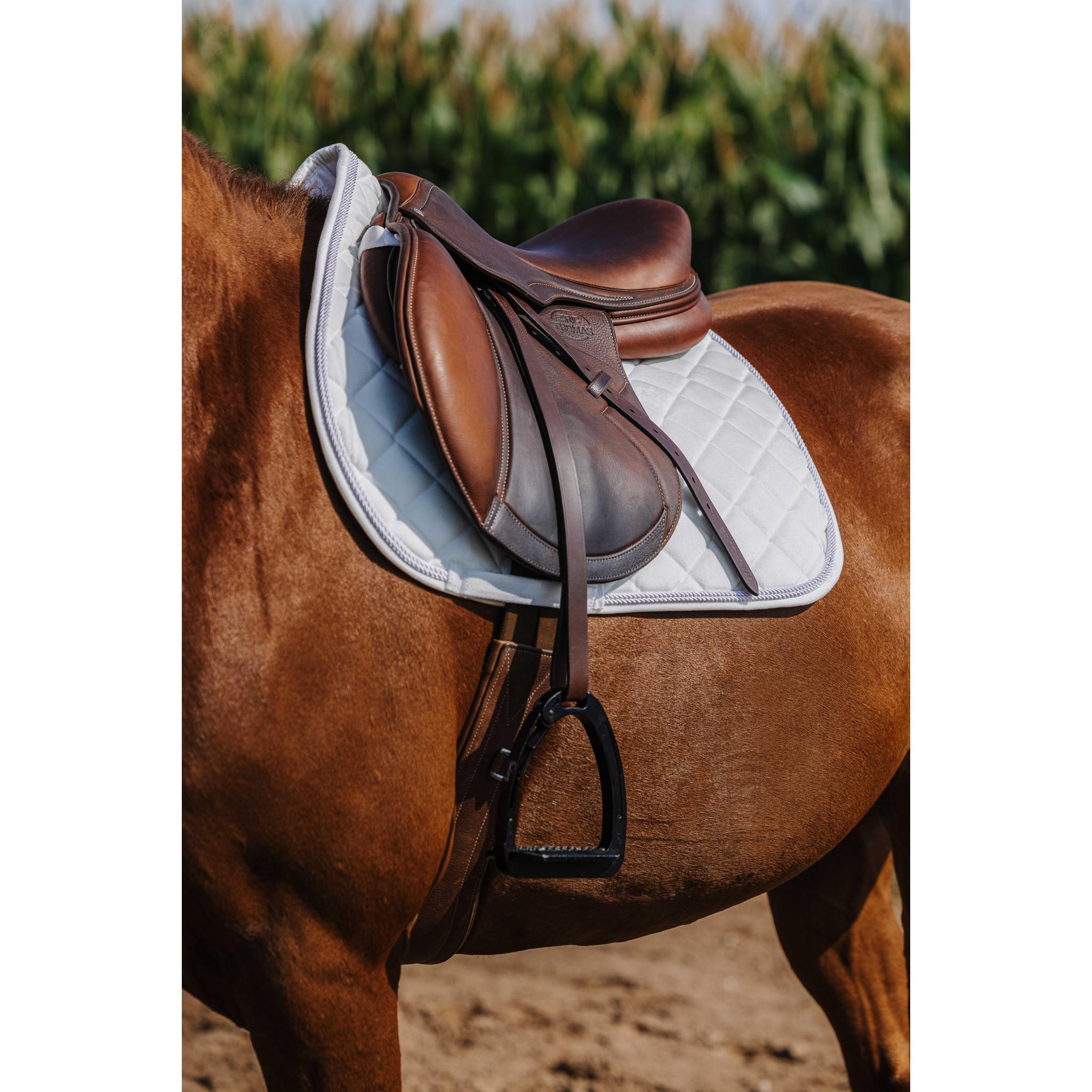 Riding World Velours saddle pad - All purpose White 204059001