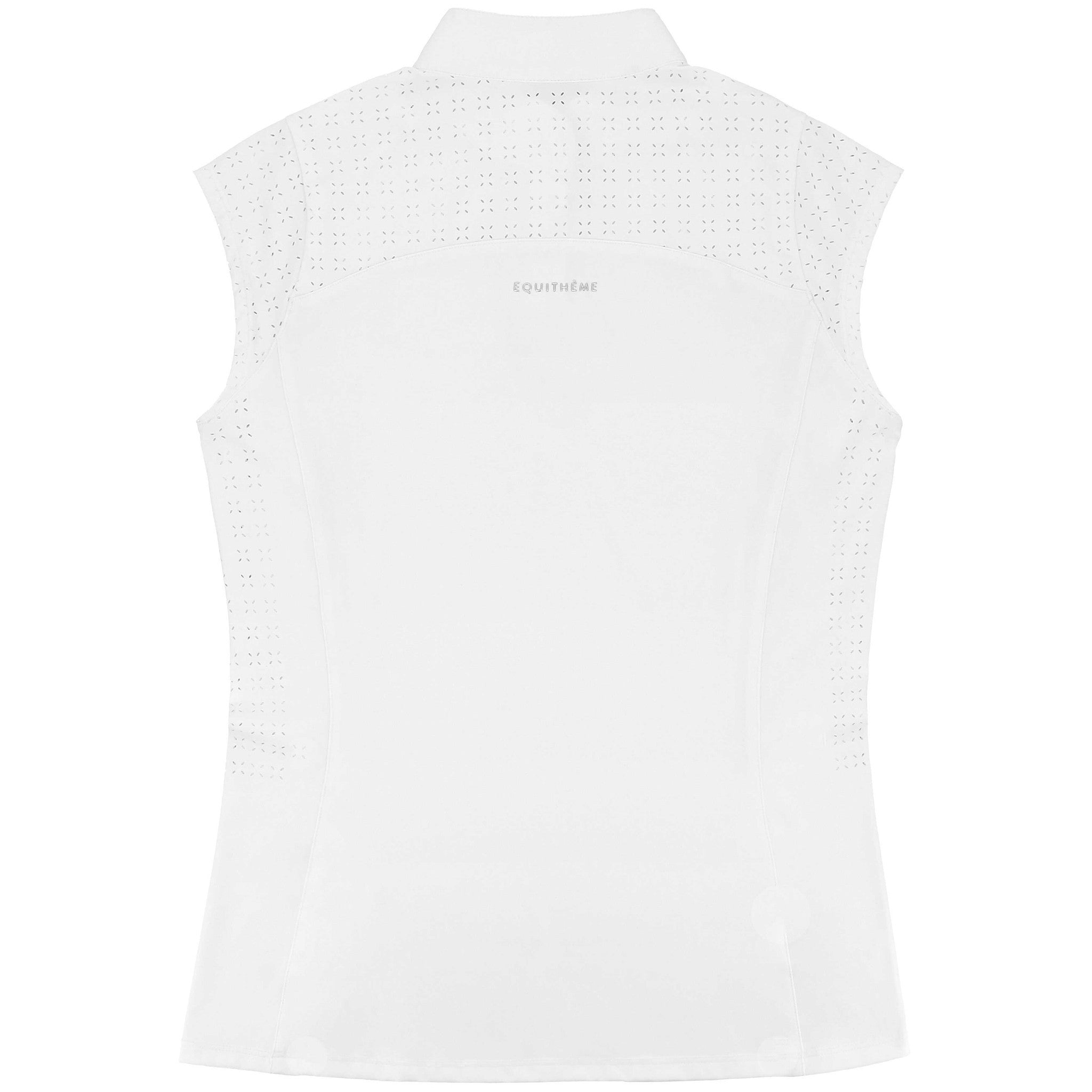 EQUITHÈME Sleeveless Show Polo – Judith White 962134012