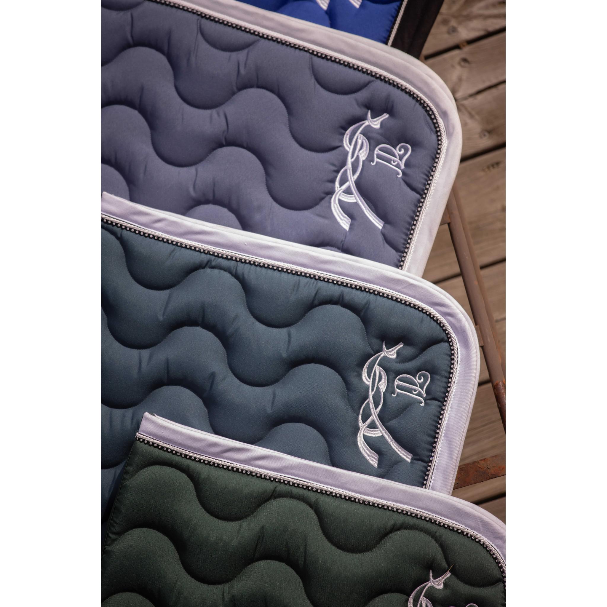 Pénélope Diamant Saddle Pad - All purpose Peacock blue /white 204846340