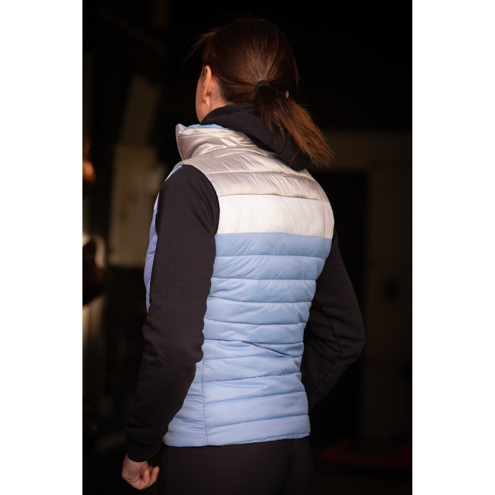 Penelope Camelia Quilted Vest - Women's Light blue - 978821191_ambi_2