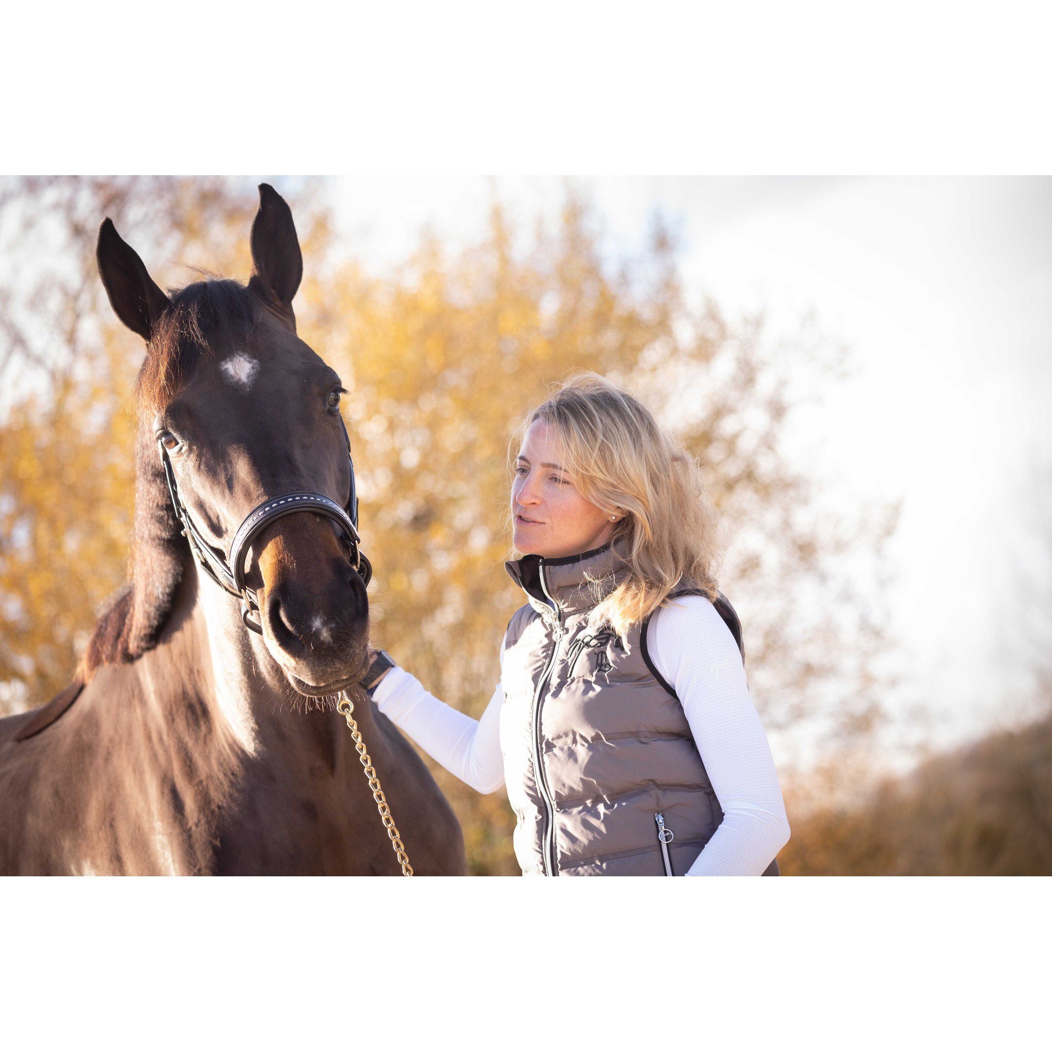 Pénélope Anouck Puffer Vest - Ladies Grey 978825111