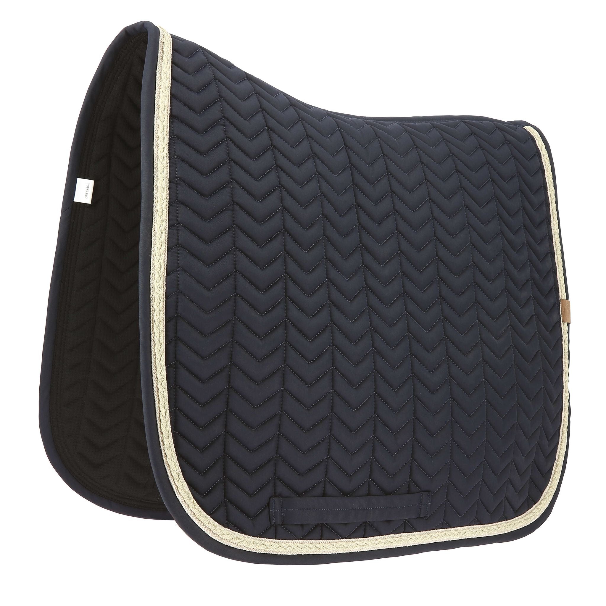 EQUITHÈME Softy Dressage Saddle Pad Navy blue - 204766007_packshot_1