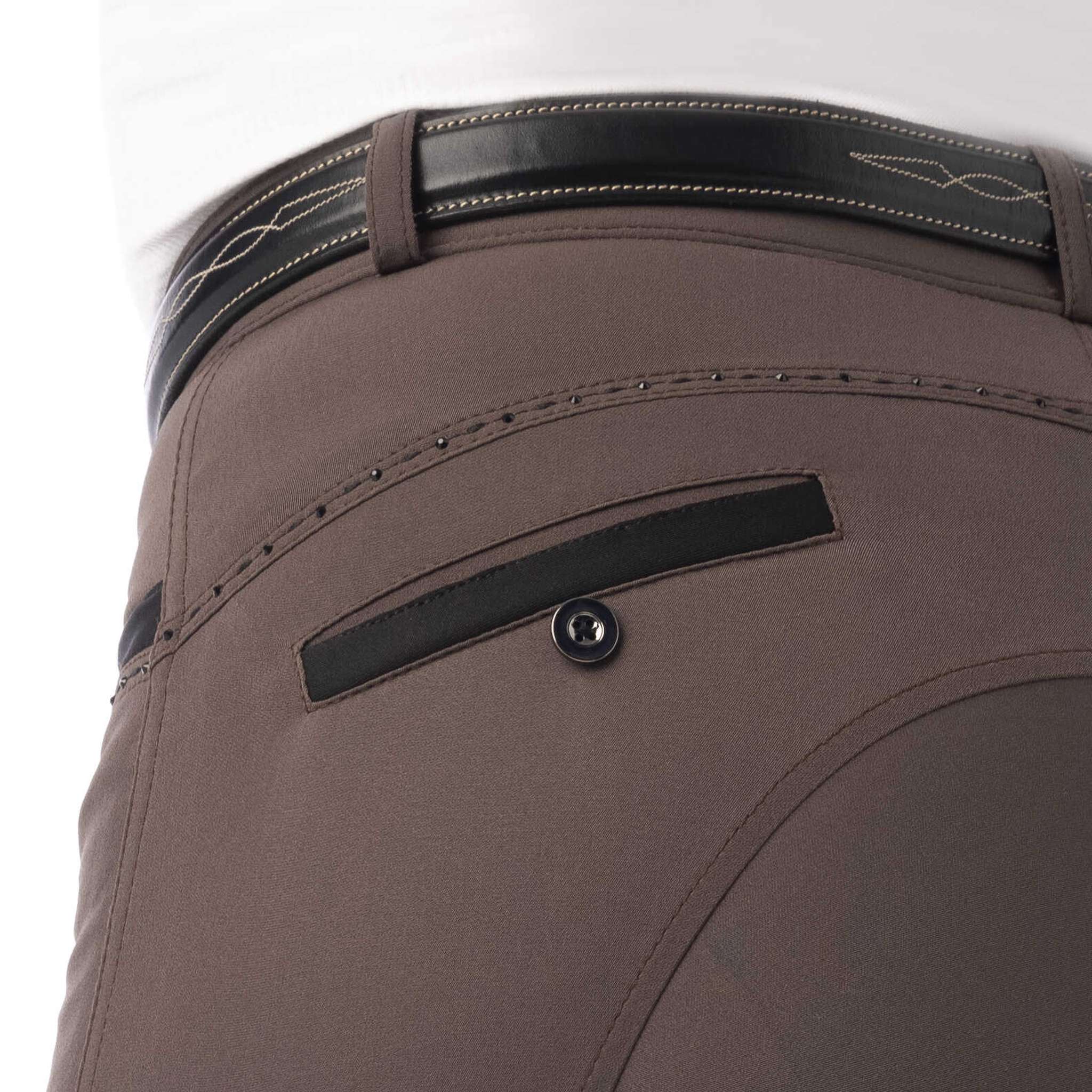 EQUITHÈME Safir Breeches - Children - Brown/black - 979356414_zoom_2