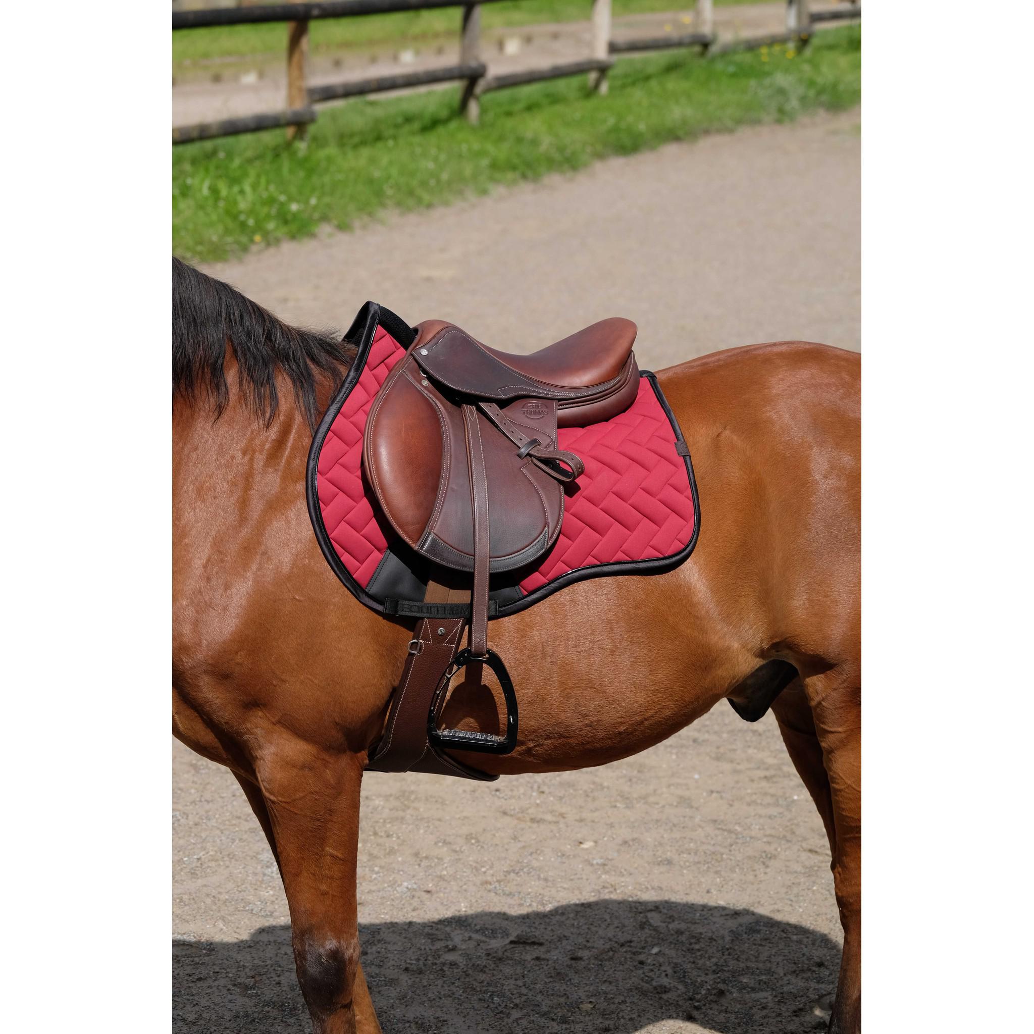 EQUITHÈME Impulsion Saddle Pad - All purpose Burgundy 204006033