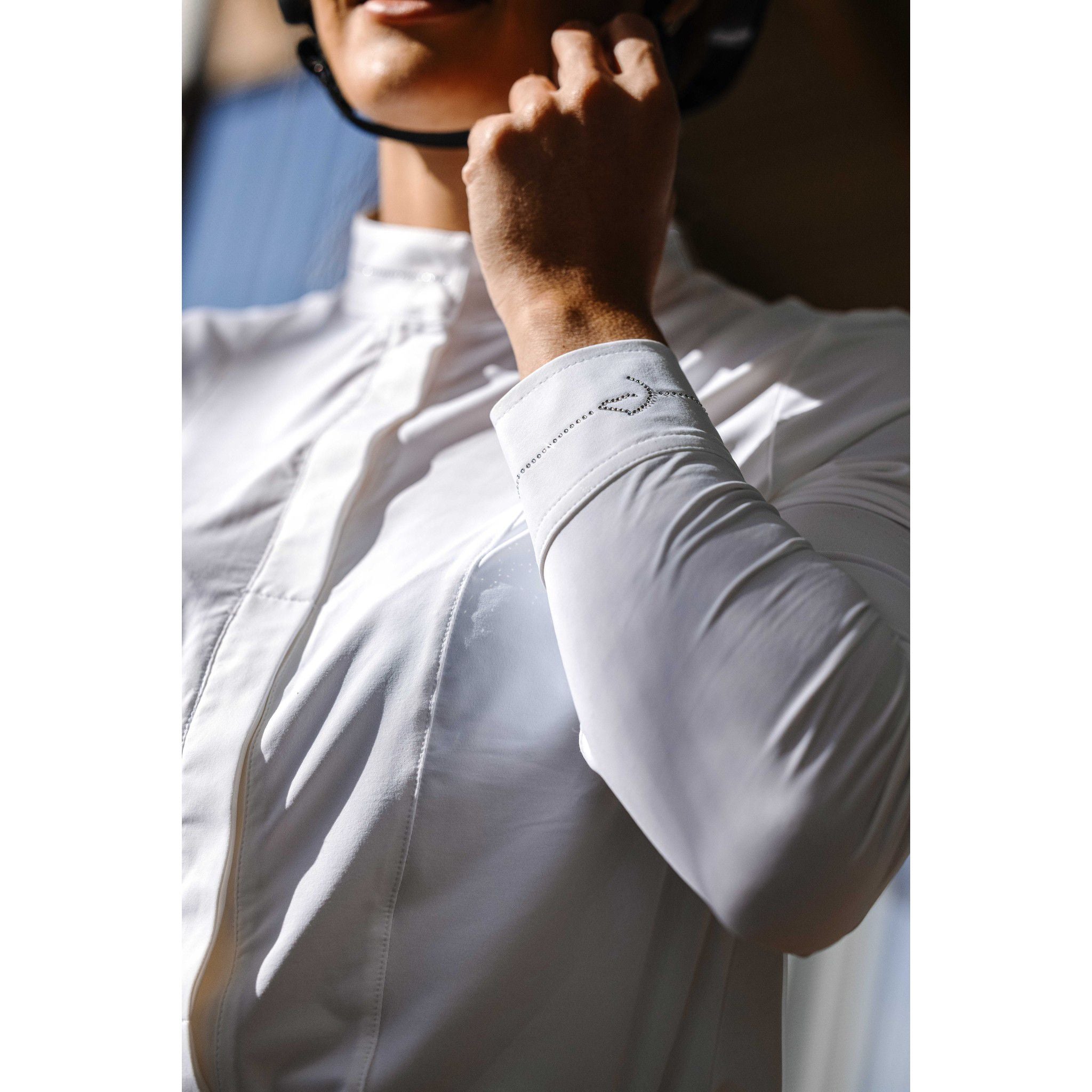 EQUITHÈME Julia Show Shirt - Ladies White 962099012