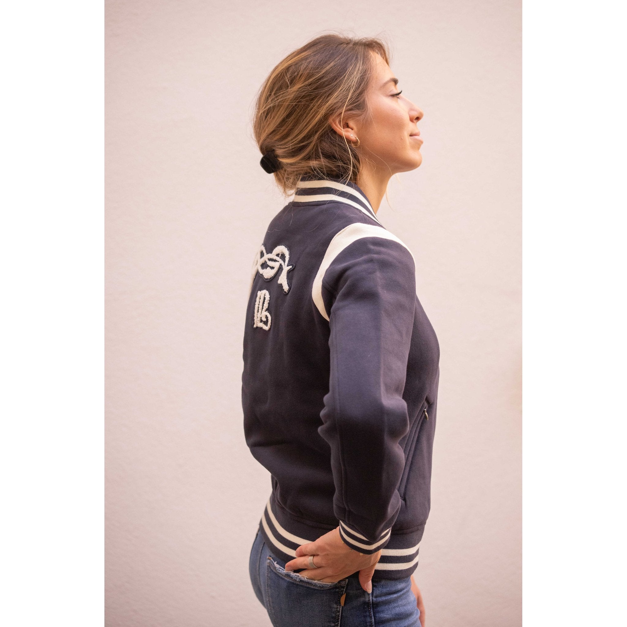 Penelope University Sweatshirt - Women's Navy/white - 963335751_ambi_8