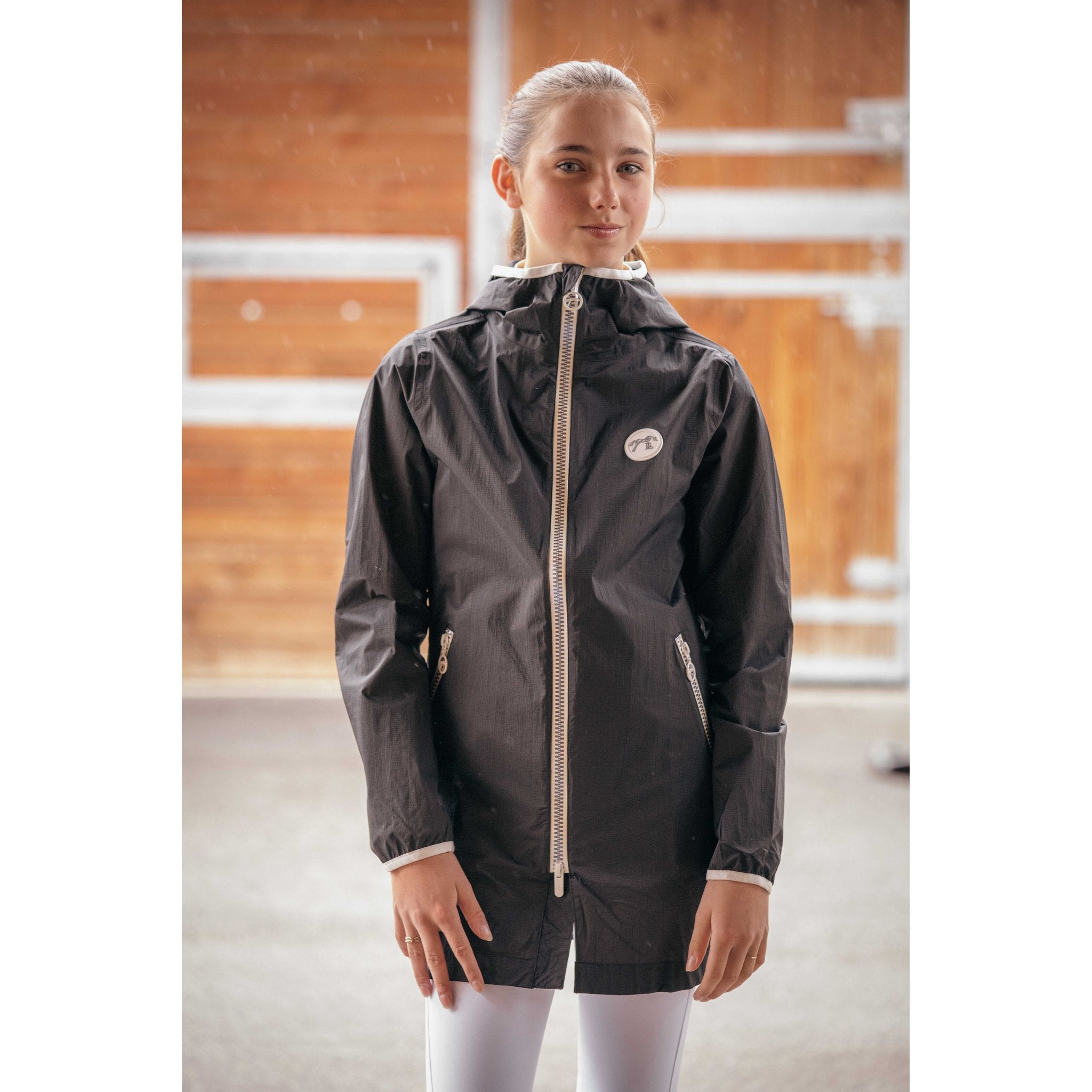 Penelope Fashion Rain Waterproof Jacket - Women's Black - 978911020_ambi_1