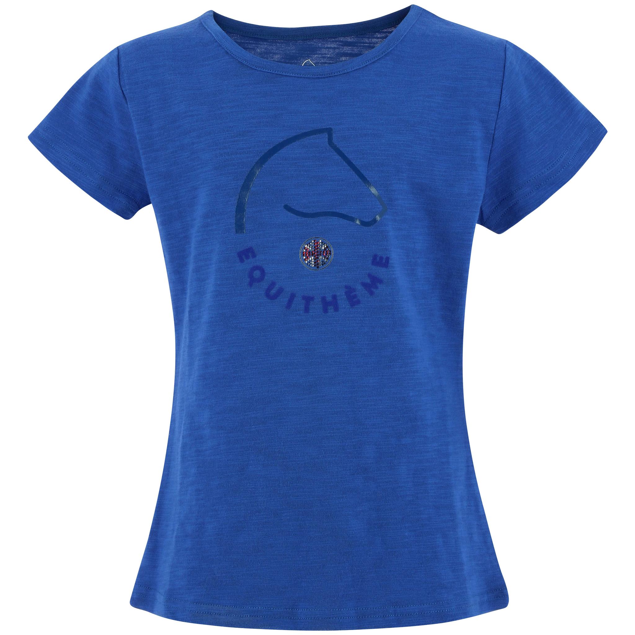 EQUITHÈME Claire T-shirt - Kids - Blue - 963069610_packshot_3