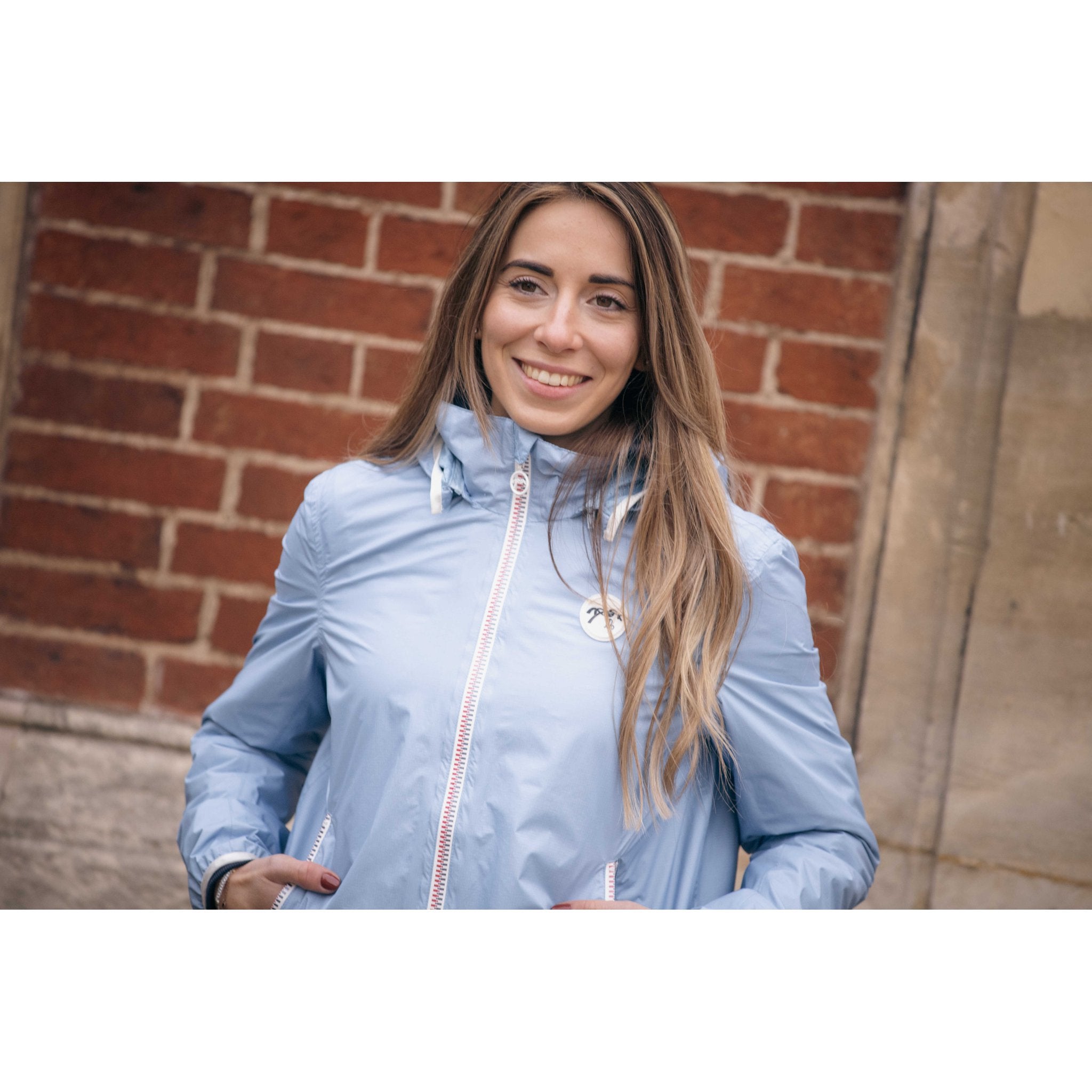Penelope RainShort Jacket - Women's Light blue - 978908191_ambi_7