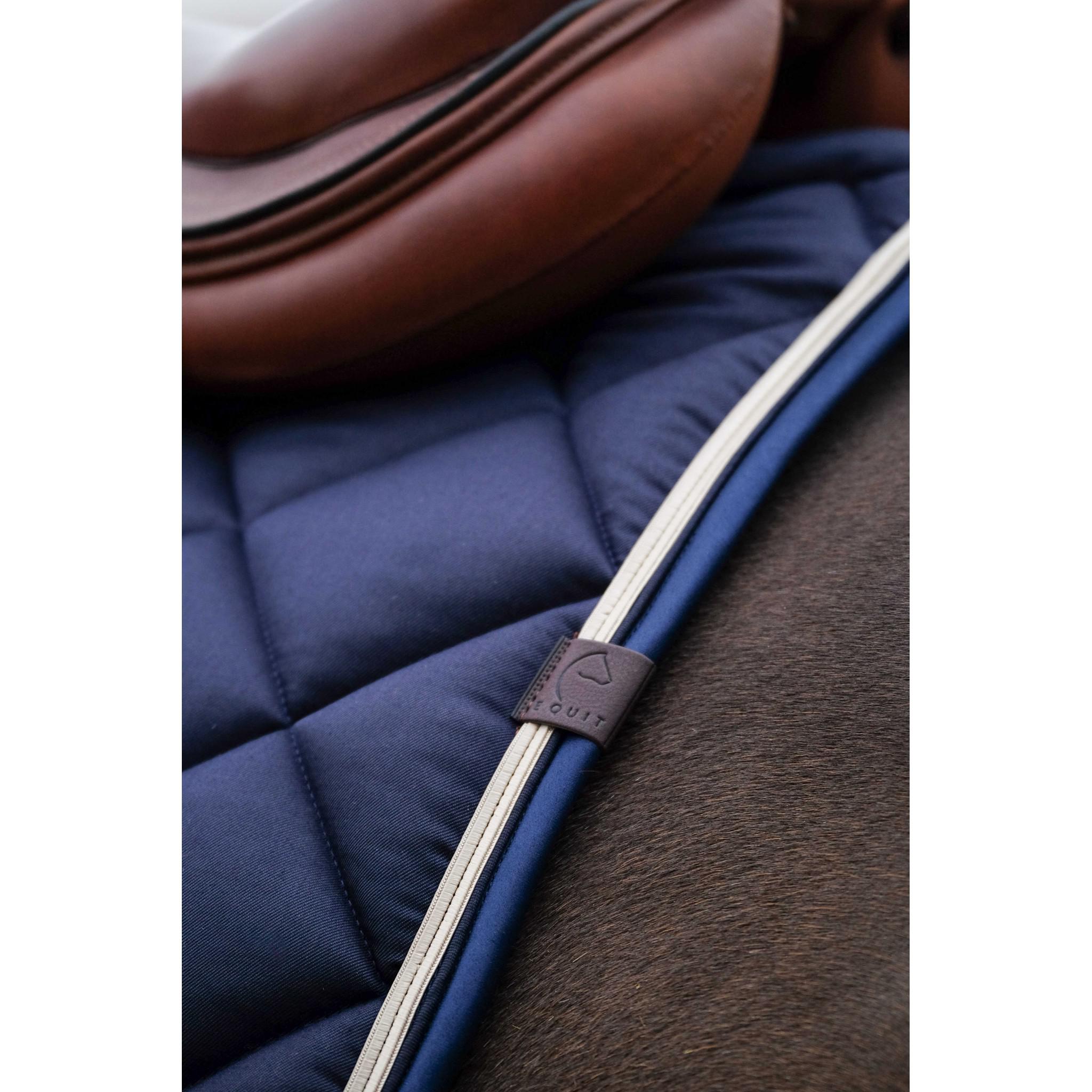 EQUITHÈME Classic Saddle pad - All purpose Navy blue 204773007