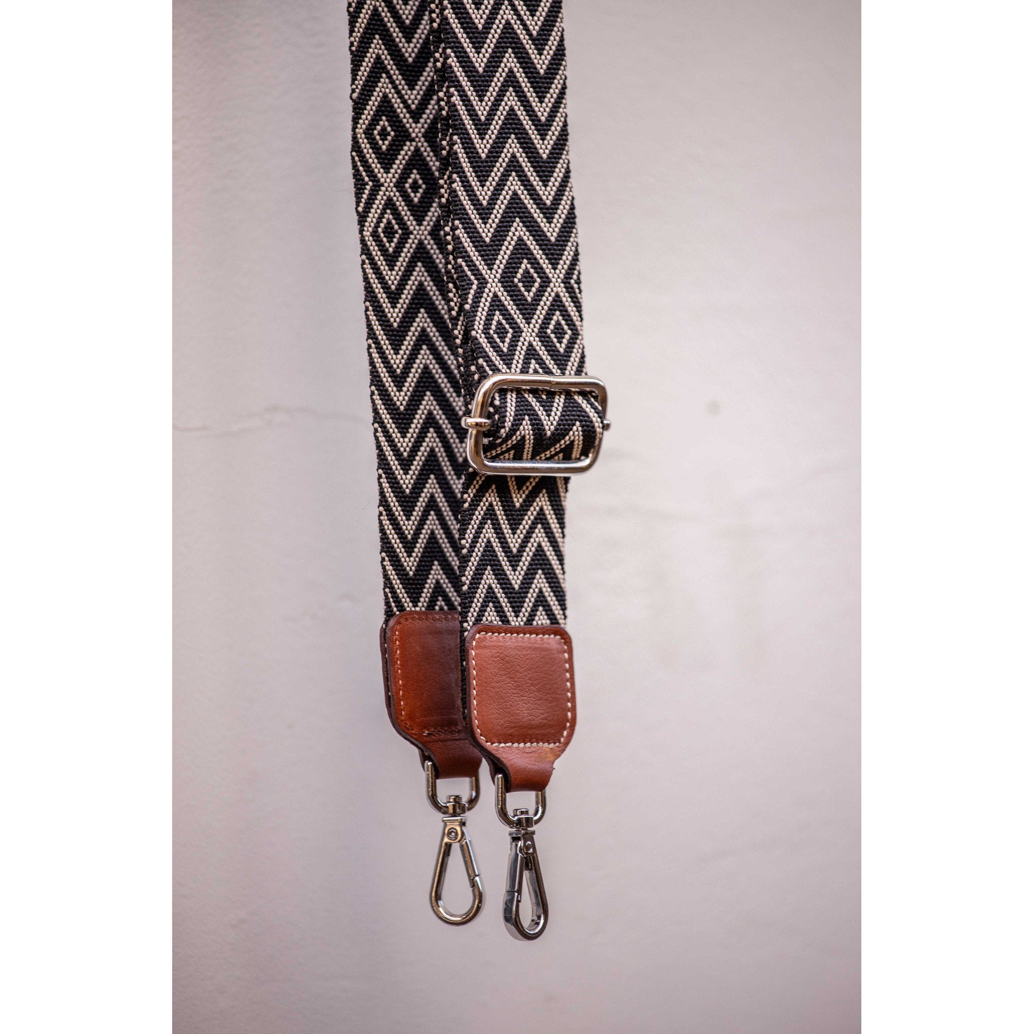 Pénélope Chevron Shoulder strap Black/ecru 936014002