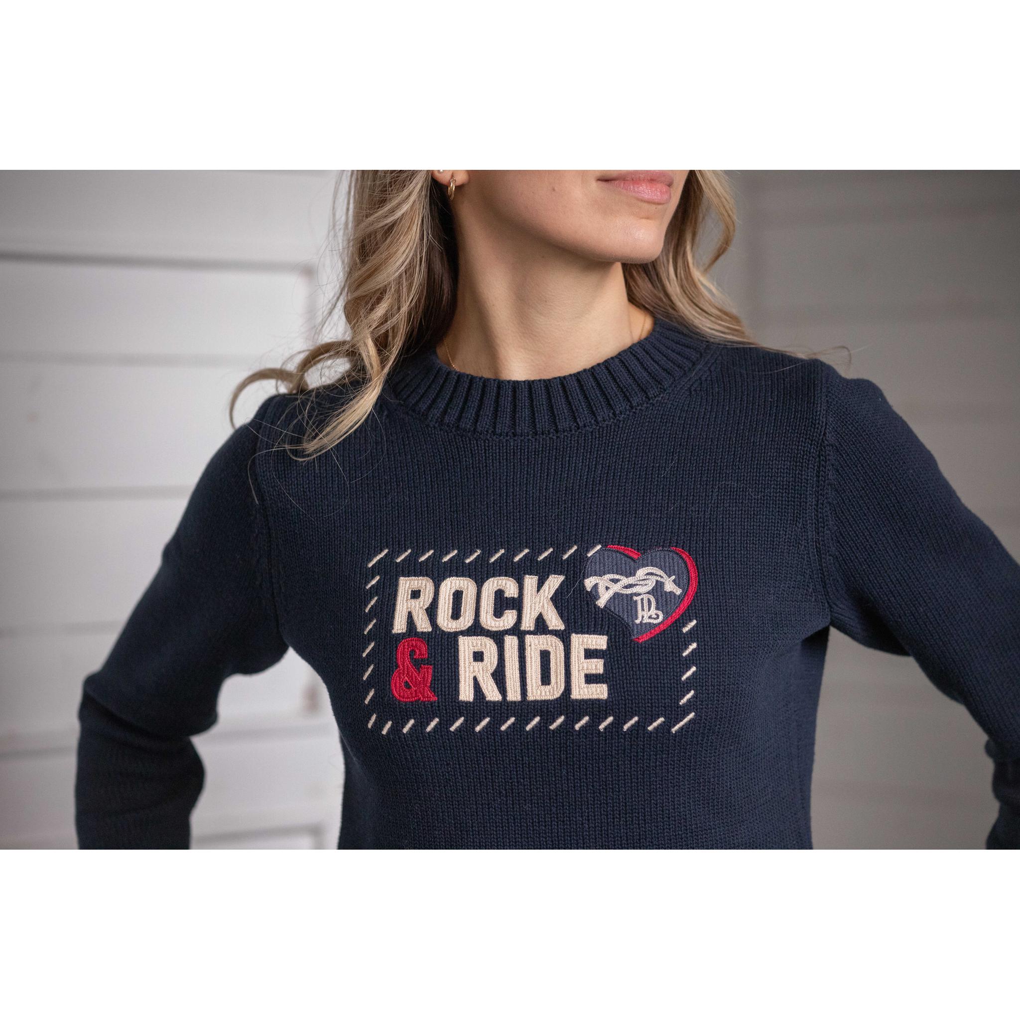 Penelope Florida Sweater - Women Navy blue - 966002071_ambi_5