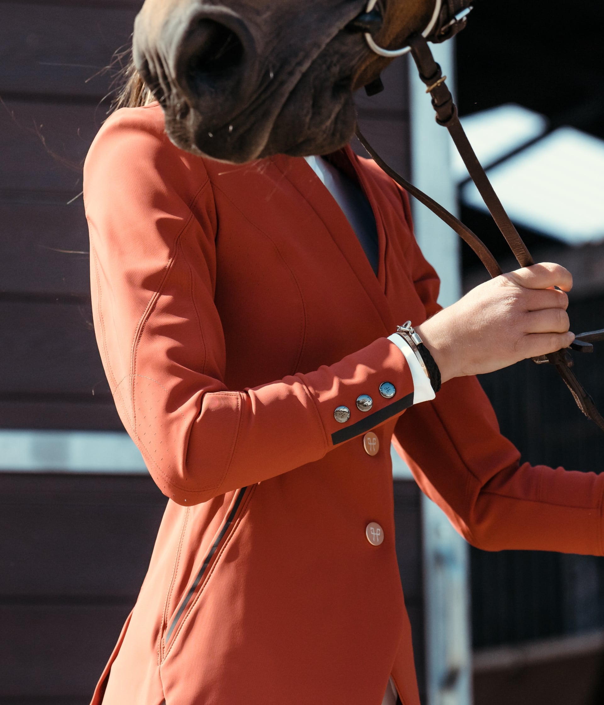 HORSE PILOT Aerotech Jacket Women - Burgundy