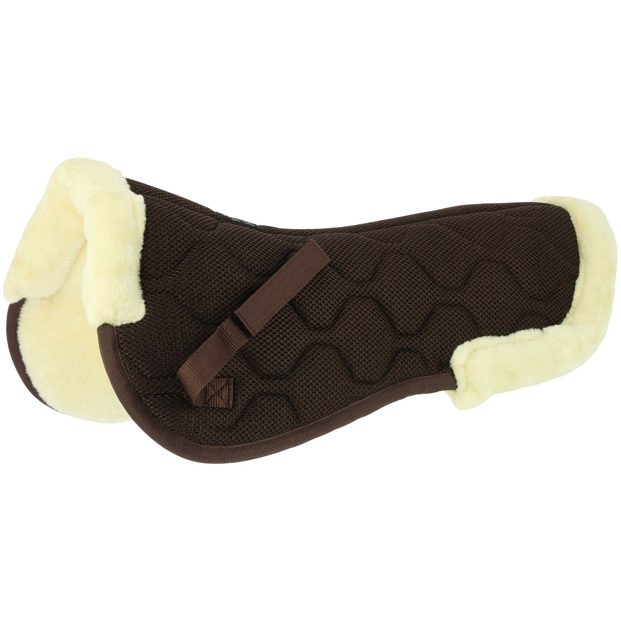 EQUITHÈME Hexa Mesh Back Pad Ecru 206086345