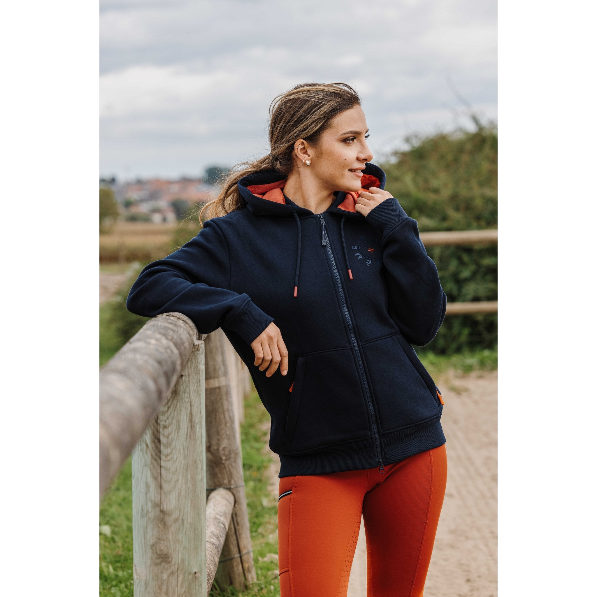 EQUITHÈME Originals Gabriel Sweatshirt - Adult - Navy blue - 963218072_ambi_2