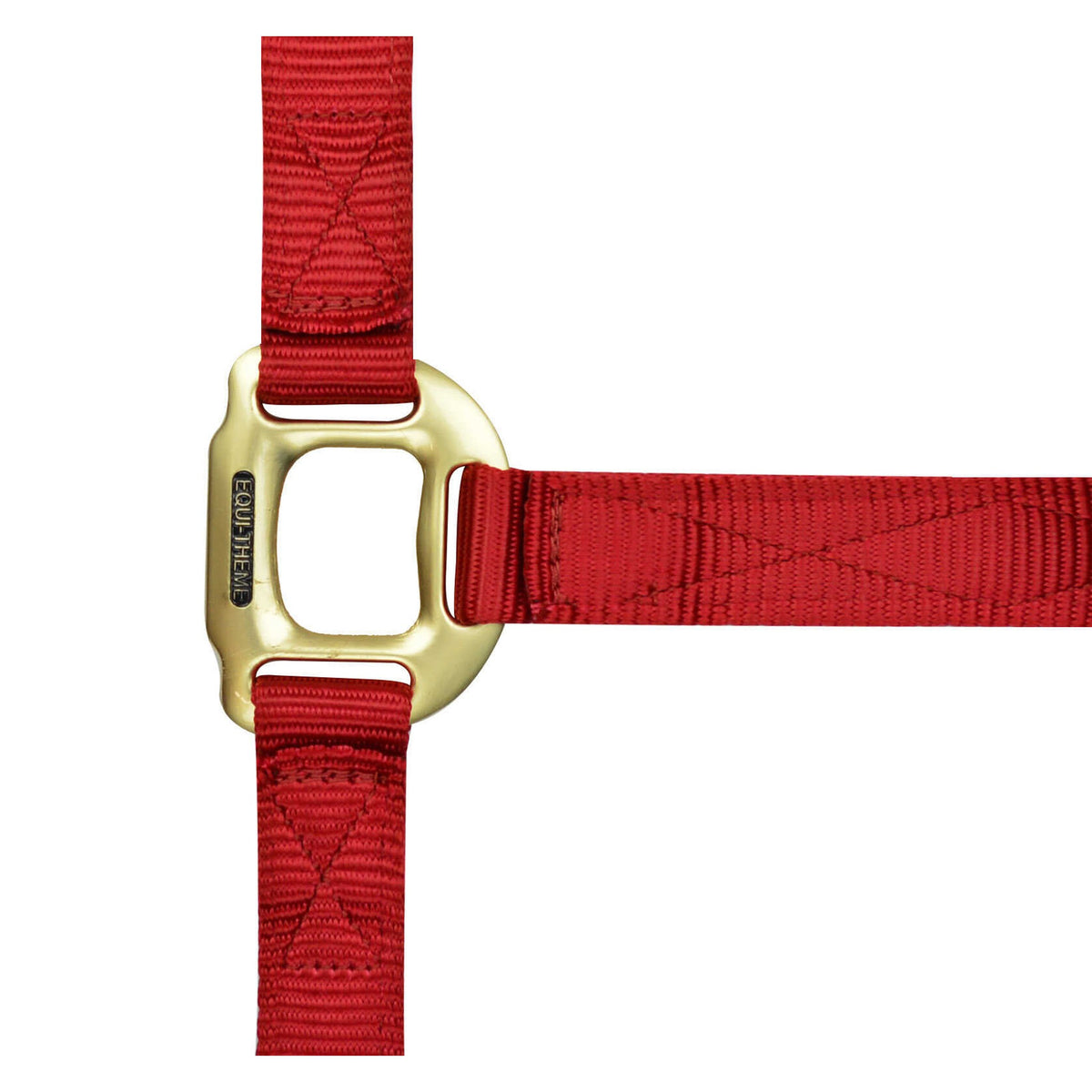 EQUITHÈME Nylon Halter - Red - 510100003_packshot_1