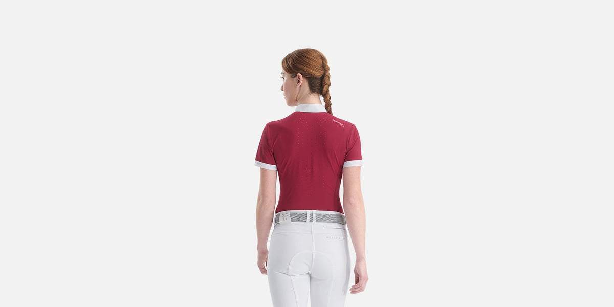 Horse Pilot Aerolight Shirt MC Women - Ruby