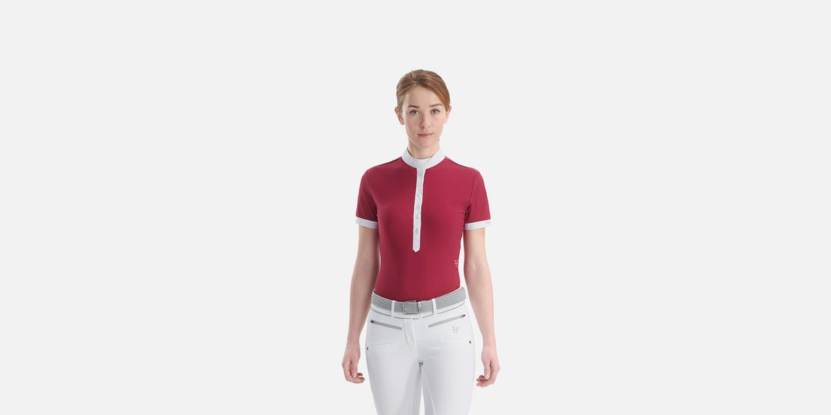 Horse Pilot Aerolight Shirt MC Women - Ruby