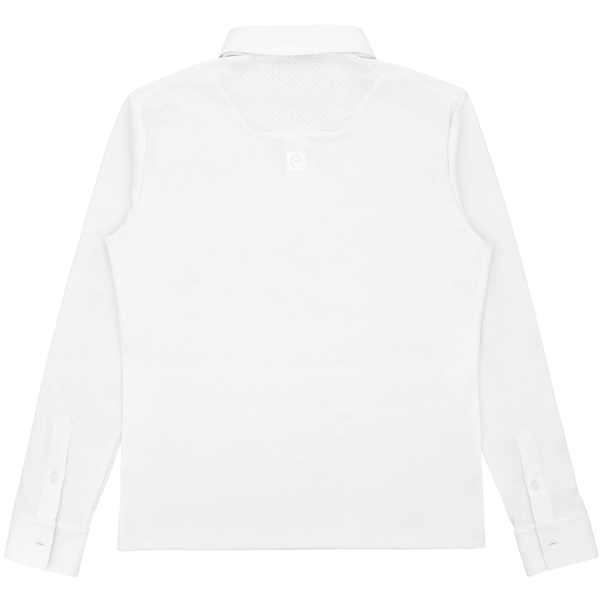 EQUITHÈME Long-Sleeved Competition Polo - Adrien White 962115013