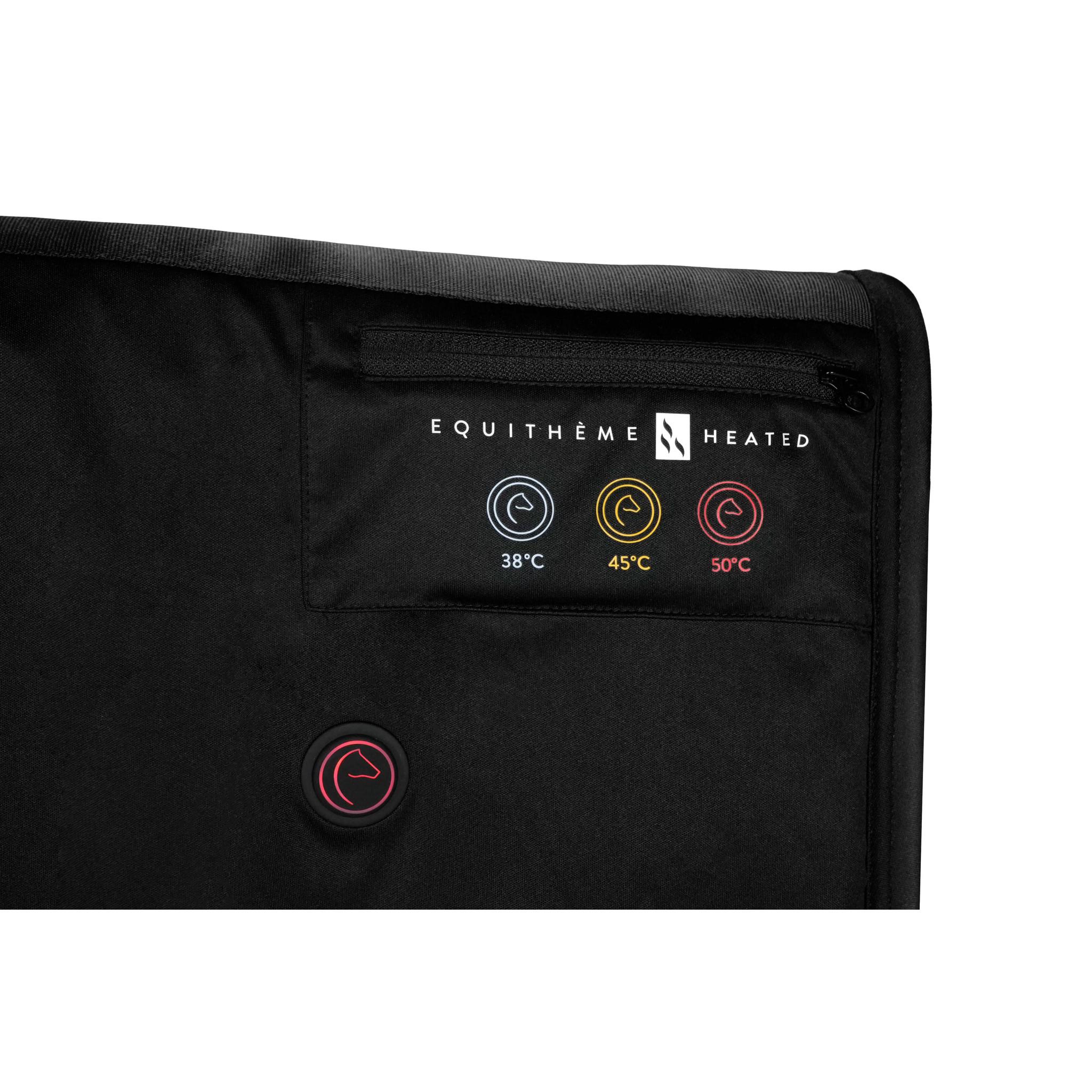EQUITHÈME Heated Back Cover Black 981500202