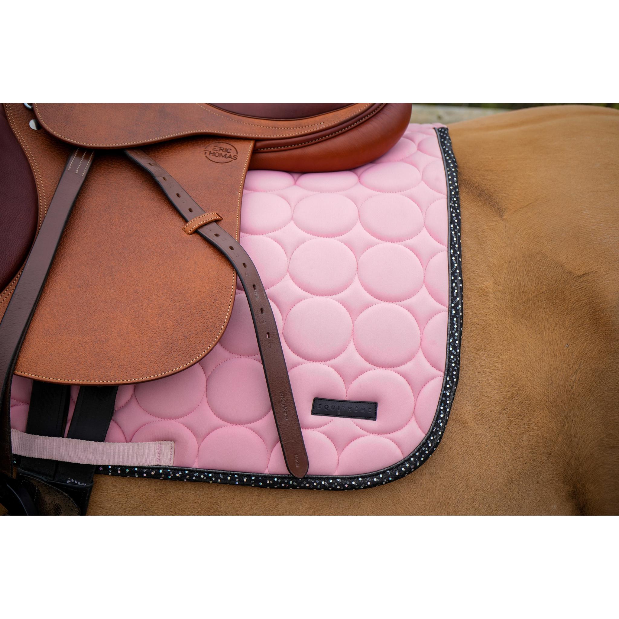 EQUITHÈME Disco All-Purpose Saddle Pad Antique pink - 204018013_ambi_2
