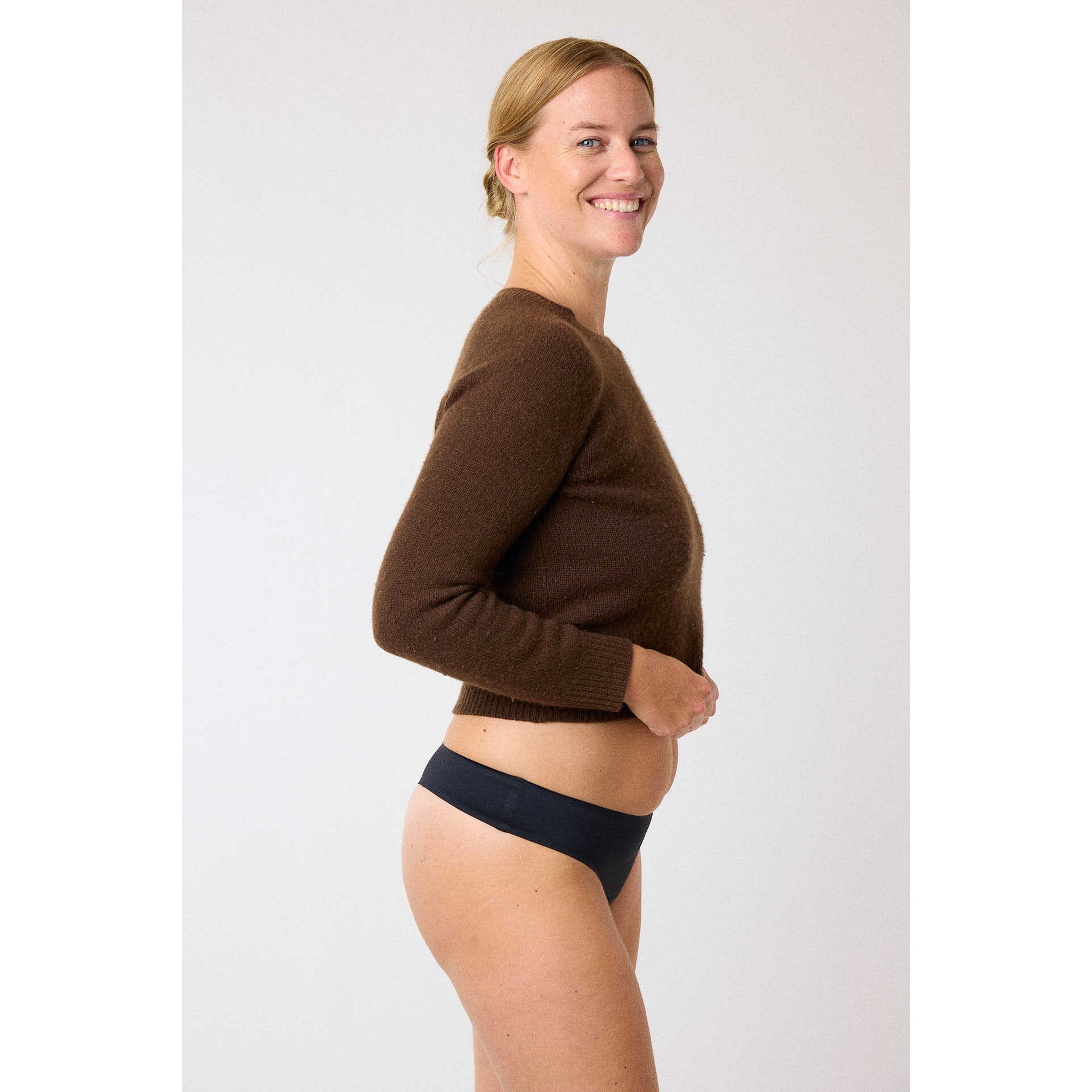SMOON Aphrodite Light Flow Menstrual Thong - Women Black - 983000022_ambi_2