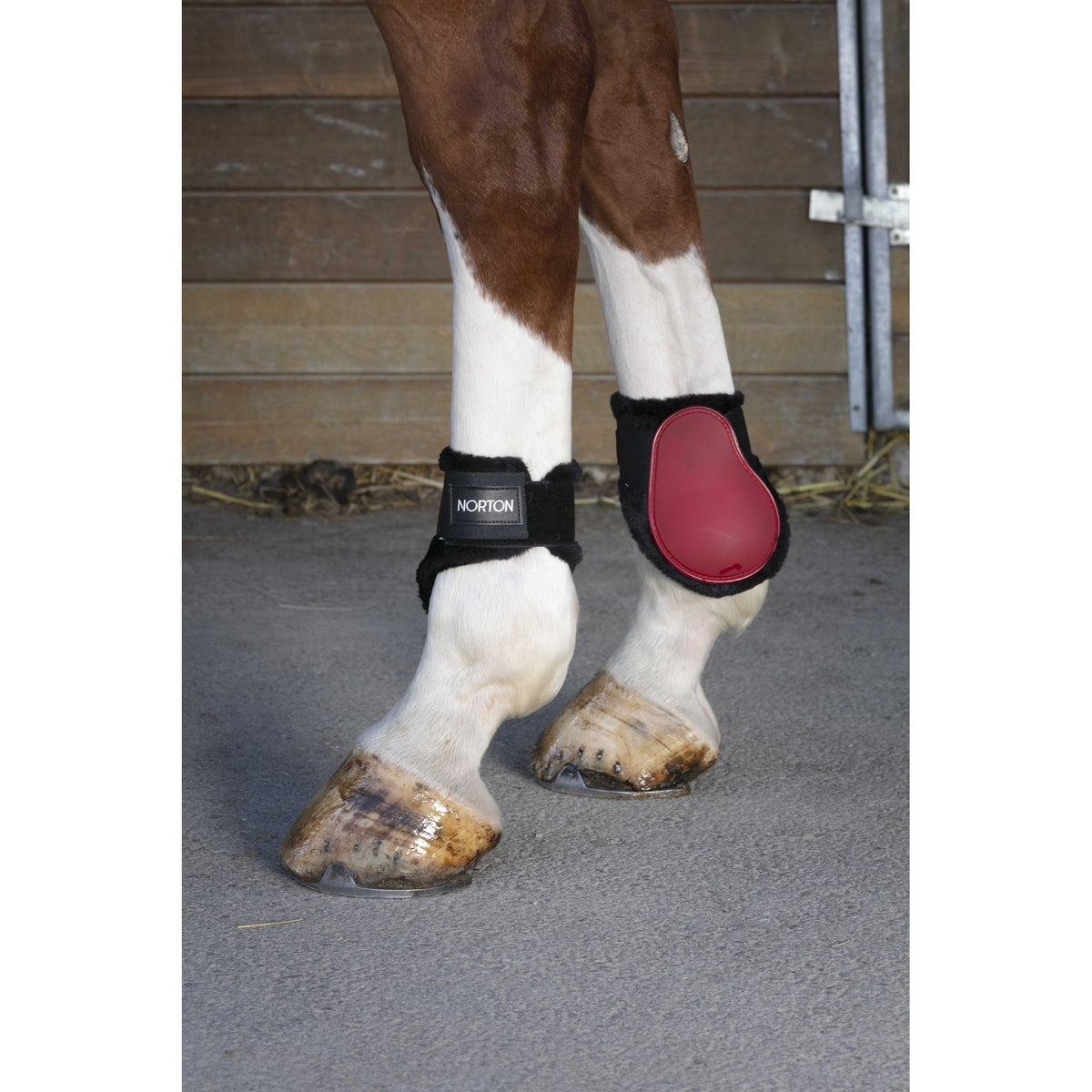 Norton Fleece Fetlock Boots - Red - 530115003_ambi_1