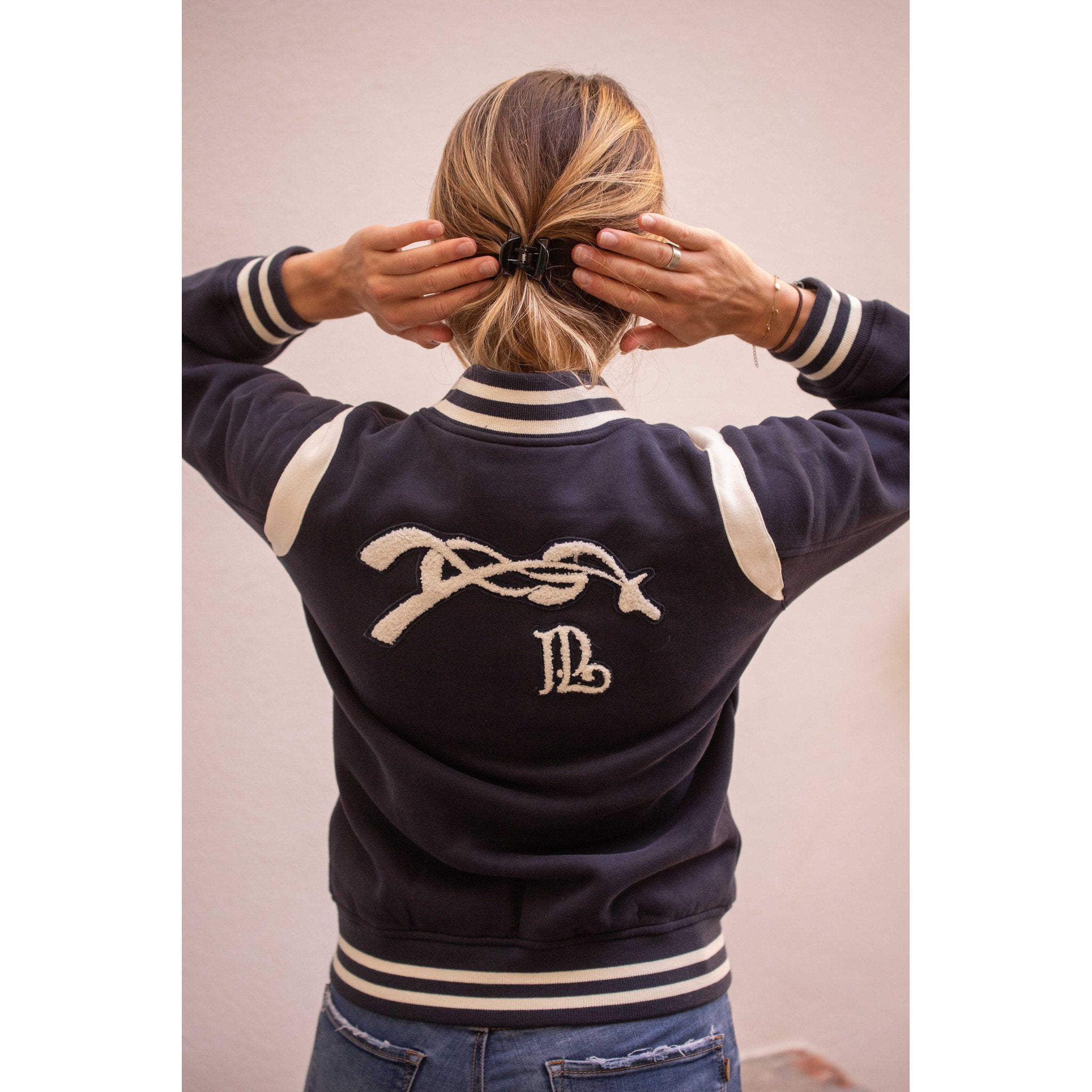 Penelope University Sweatshirt - Women's Navy/white - 963335751_ambi_9