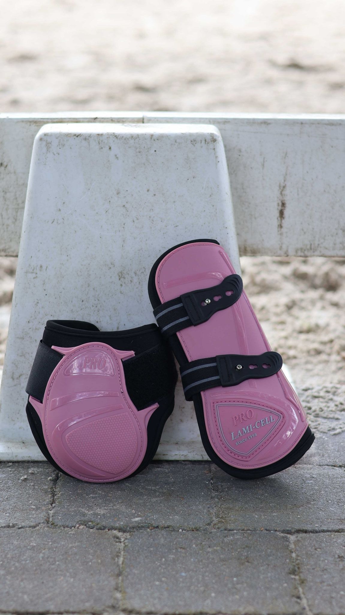 Lami-Cell Elite Fetlock and Tendon Boots Antique pink