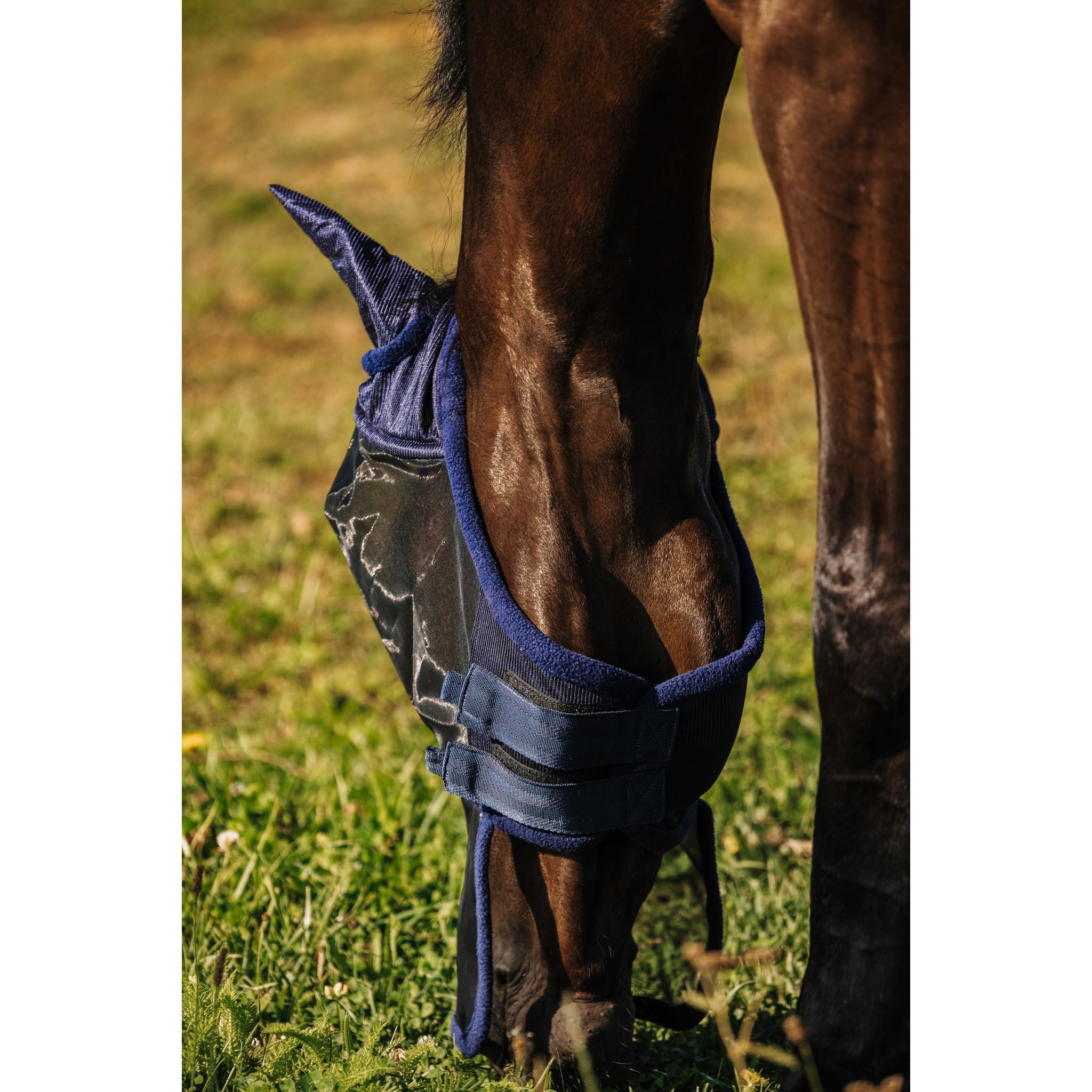 Riding World First Fly Mask - With Ears Navy blue 306098301