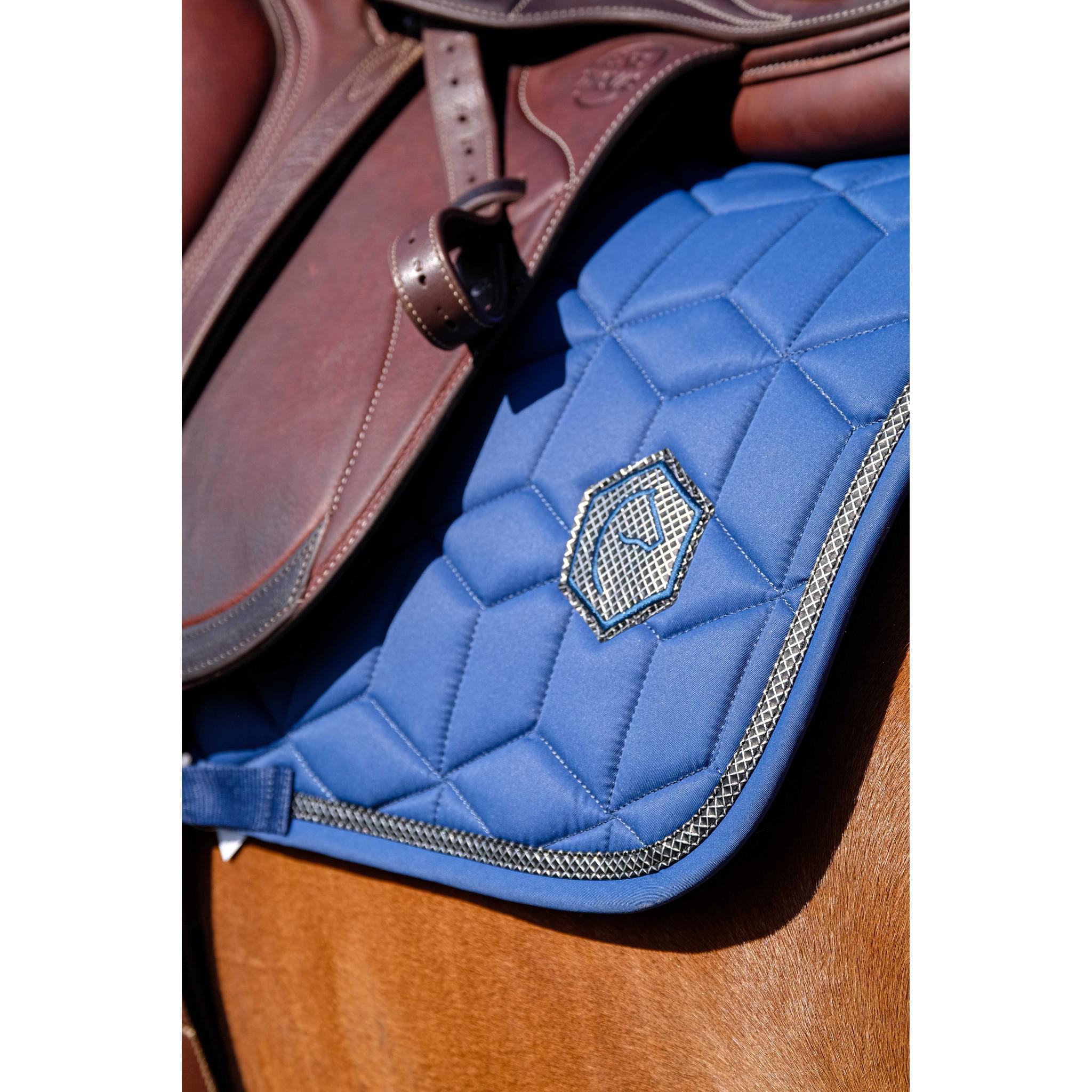 EQUITHÈME Softhex Saddle Pad - All purpose Blue 204005019