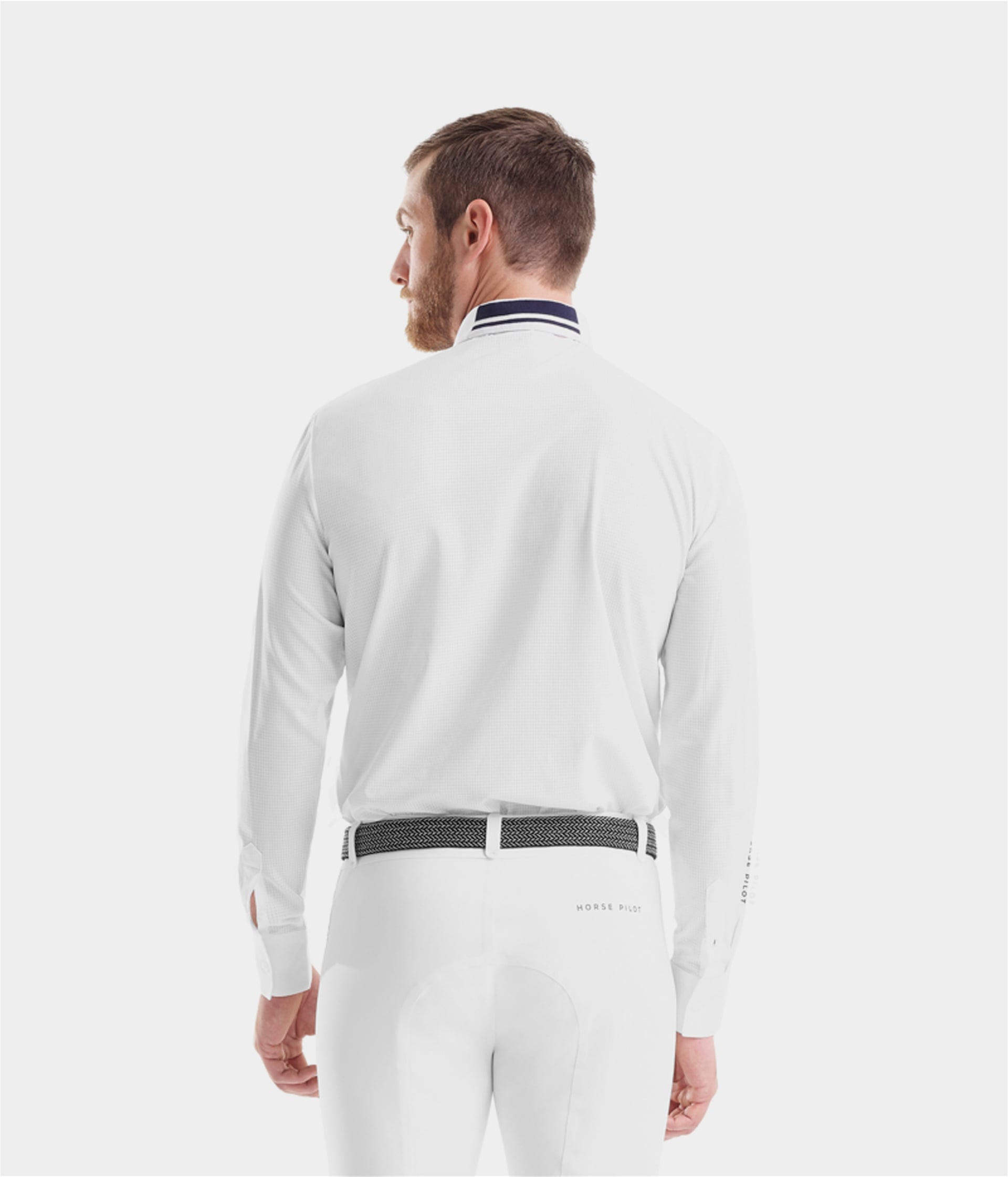 HORSE PILOT Design Shirt LS Men - White
