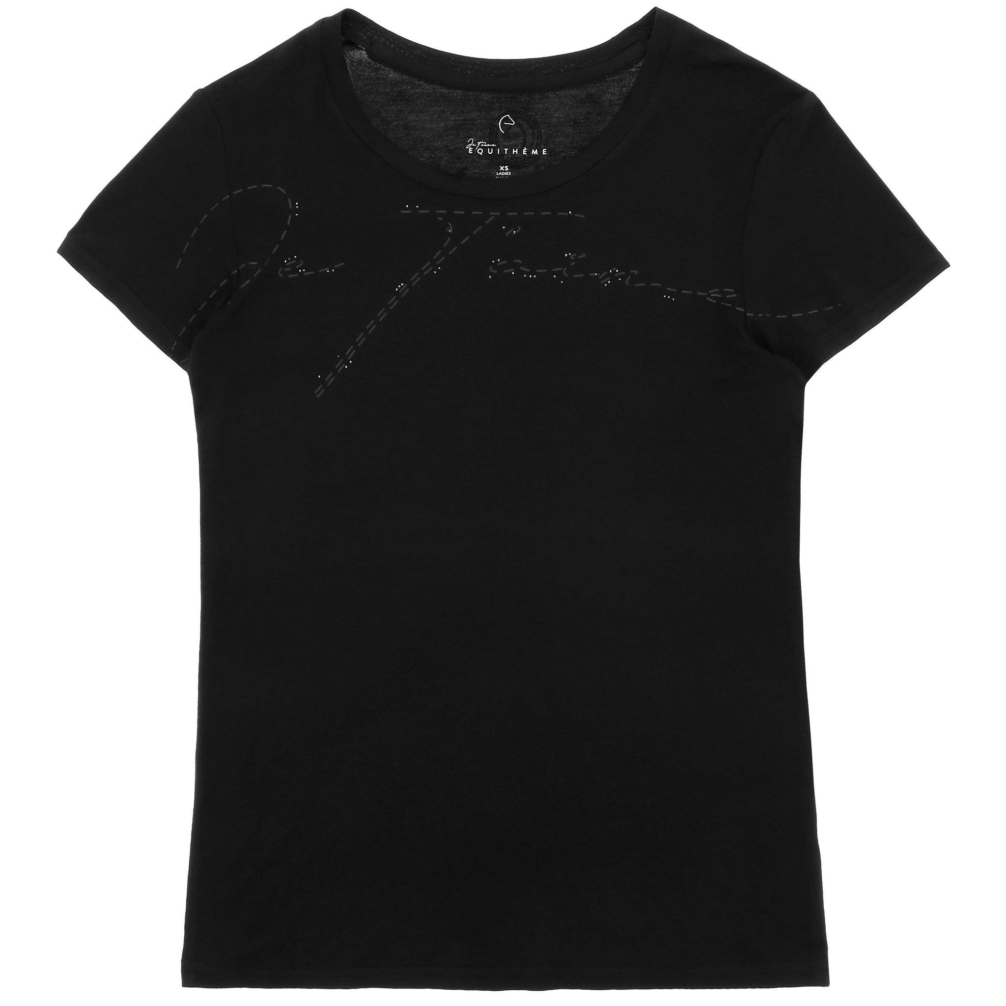 "Je t'aime" Tessie T-Shirt – EQUITHÈME Black 963096022