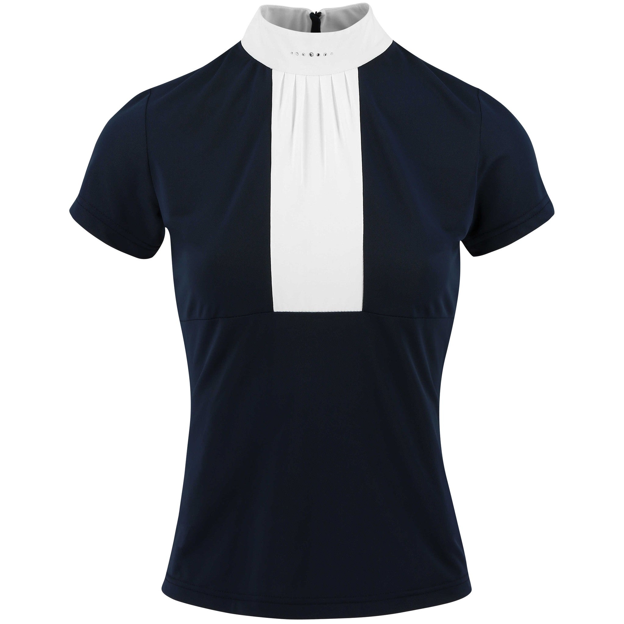 EQUITHÈME Doha Show Polo Shirt - Women - Navy blue - 962105071_packshot_3