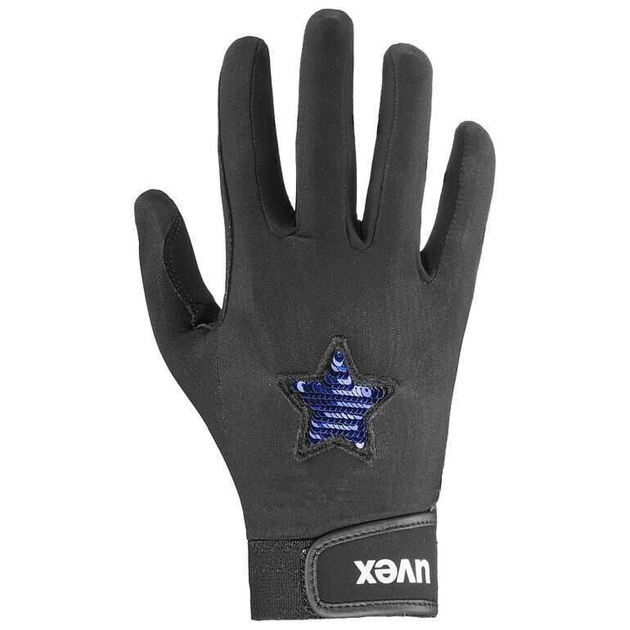 UVEX Glamstar Gloves - Kids Black/blue - 930670260_packshot_1