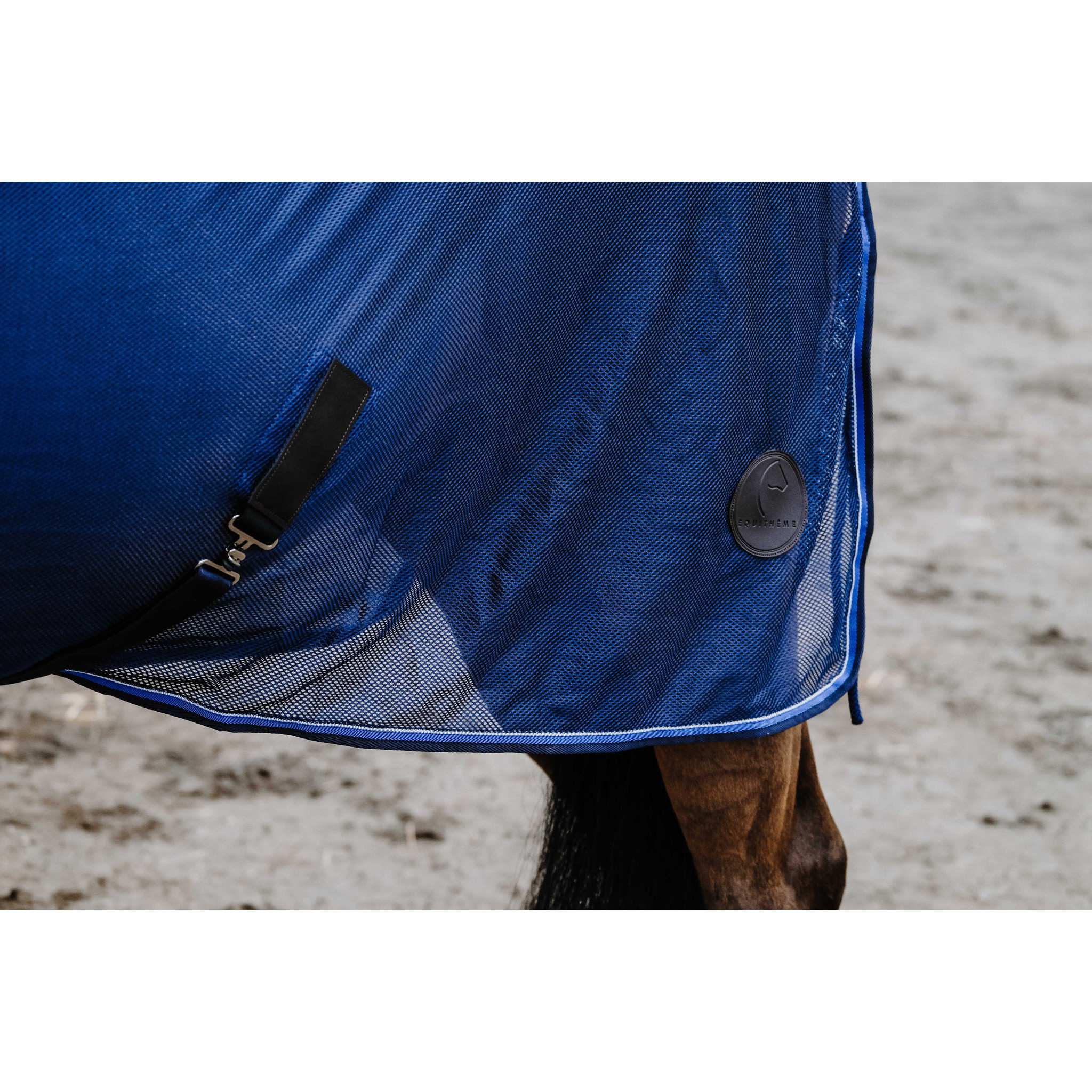 EQUITHÈME Classic 3D mesh Sheet Navy blue 400542063