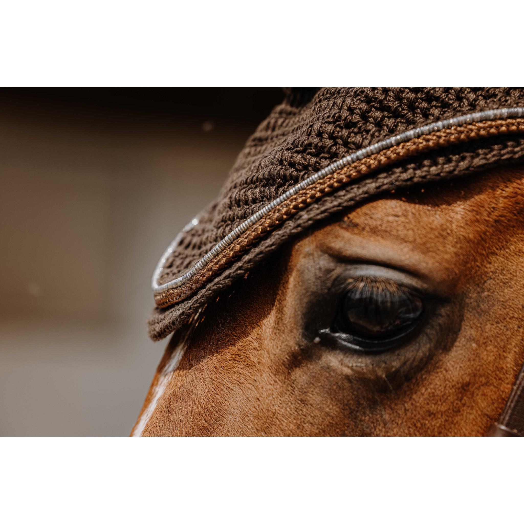 EQUITHÈME Hexalight fly veil chestnut brown 306882004