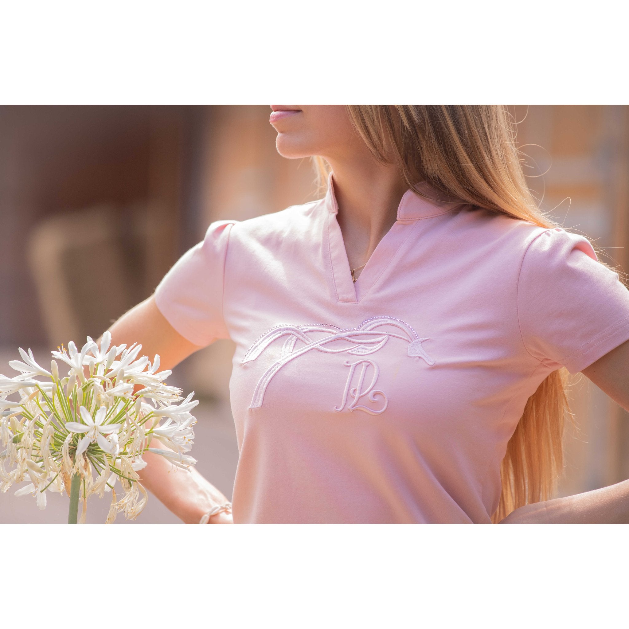 Penelope Iliana Polo - Women's Light pink - 963413131_ambi_4