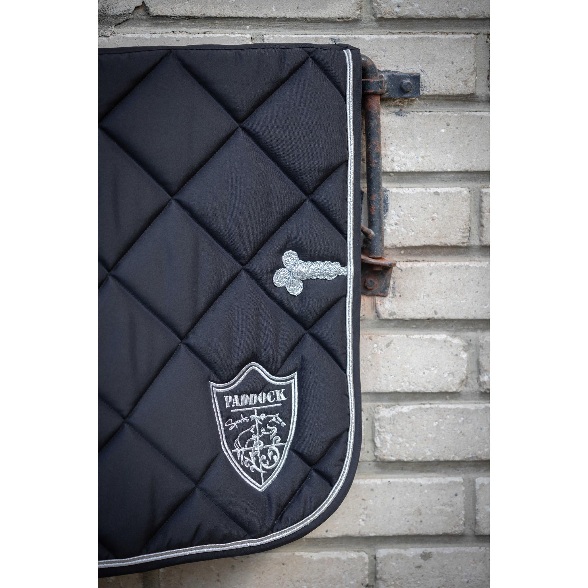 Paddock Sports Prem's Badge Dressage Saddle Pad Black - 204751002_ambi_1