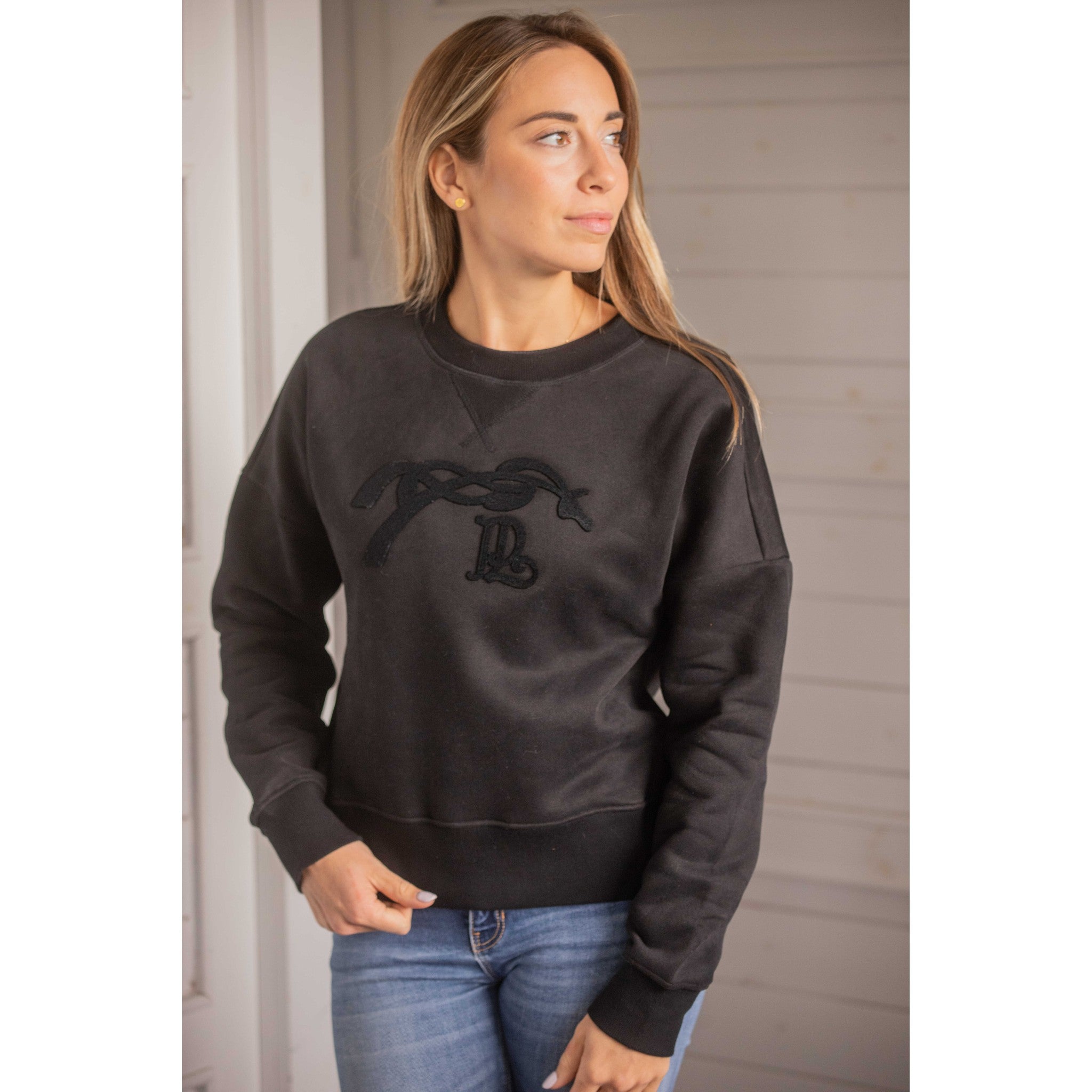 Penelope Bianca Sweatshirt - Women's Black - 963358021_ambi_1