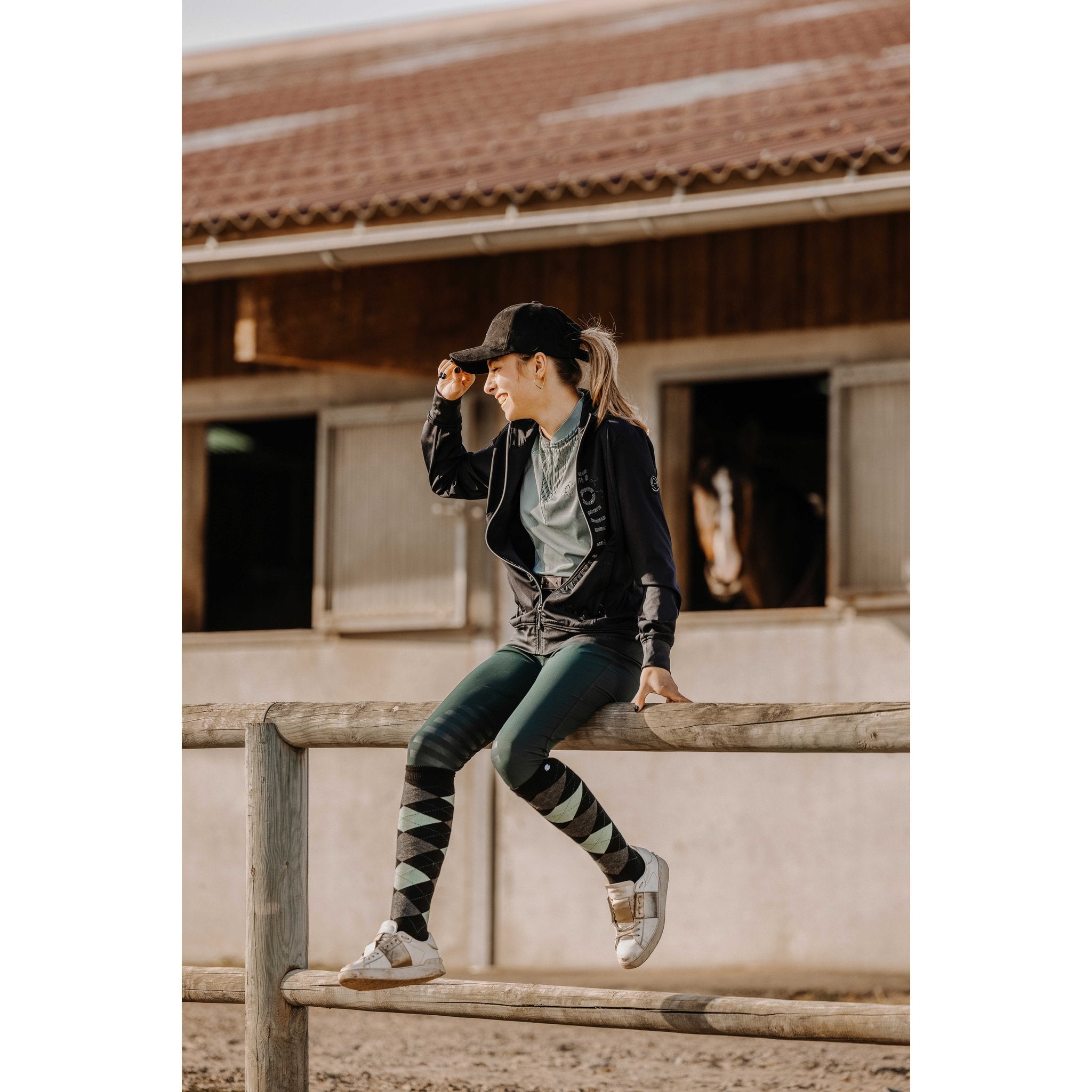 EQUITHÈME Charlène Je t'aime Jacket - Women - Dark grey - 978595312_ambi_6