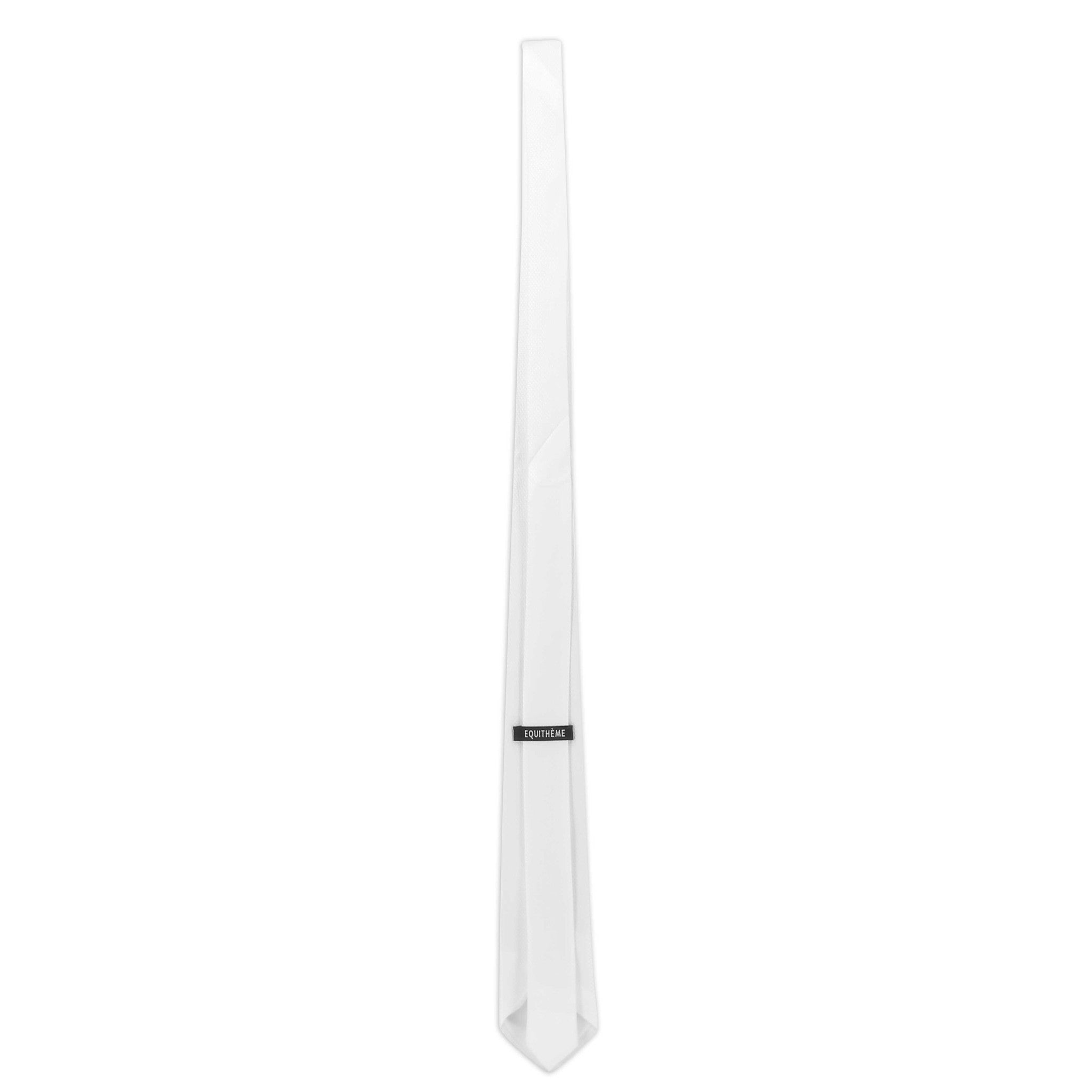 EQUITHÈME Un-tied Trevira tie White 930201