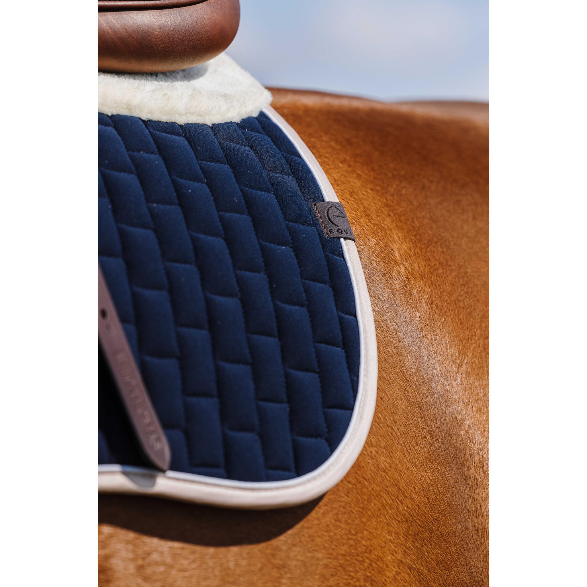 EQUITHÈME Dinard Saddle Pad - All purpose Navy blue 204007007