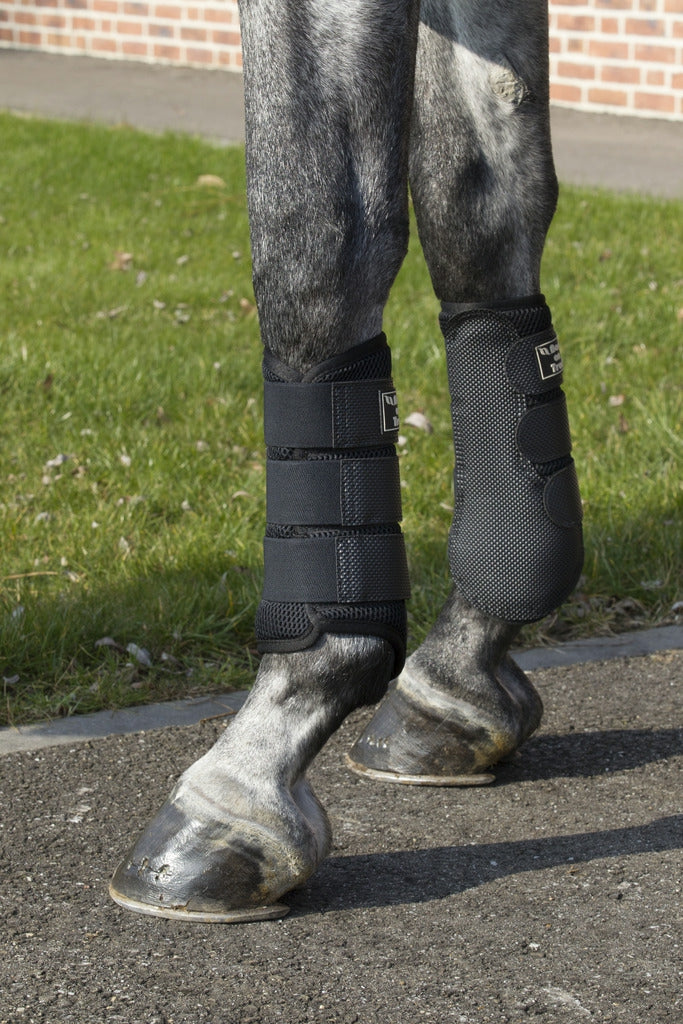 Back on Track 3D Mesh brush boots Black