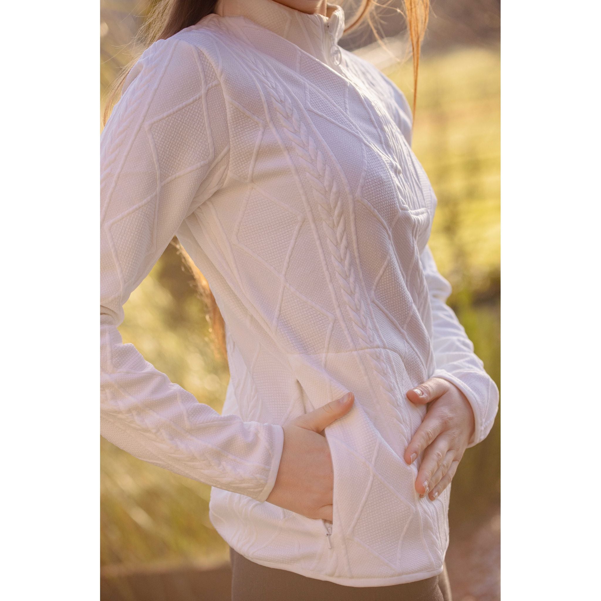 Penelope Violette Sweater - Women's Ecru - 963363051_ambi_6