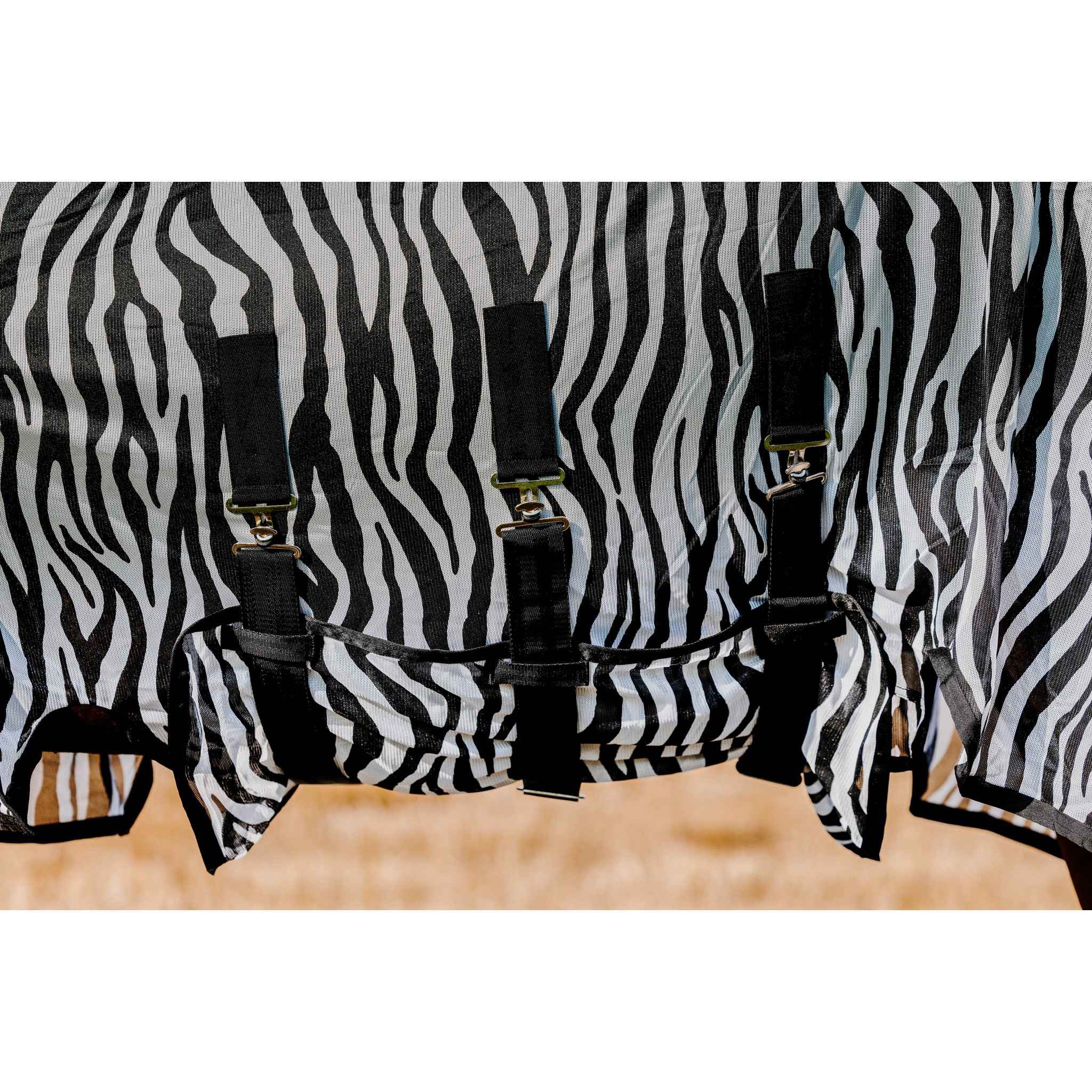 Riding World Belly Mesh Sheet - Standard Zebra 400725063